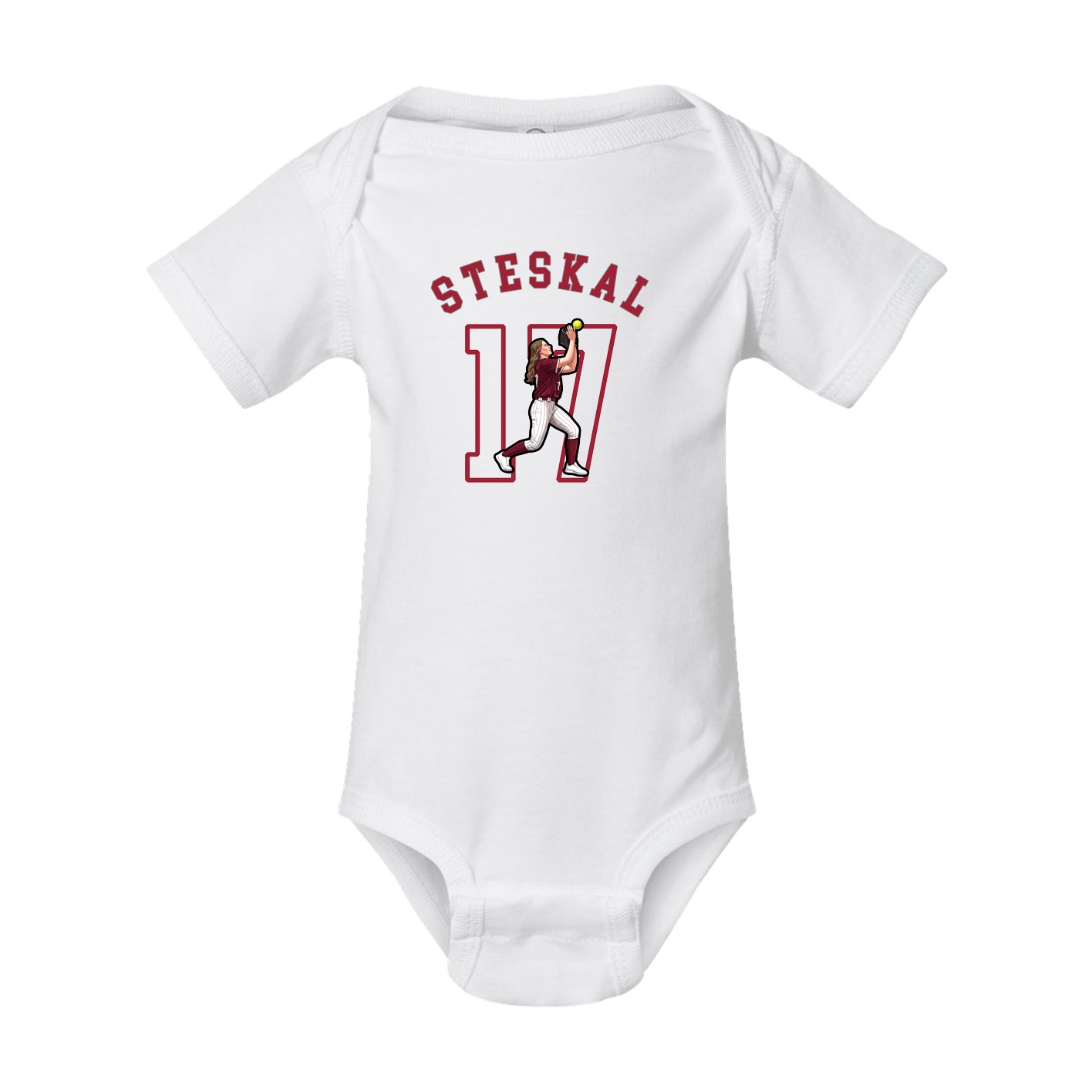 Baby Onesie — Shirsey Arch in White