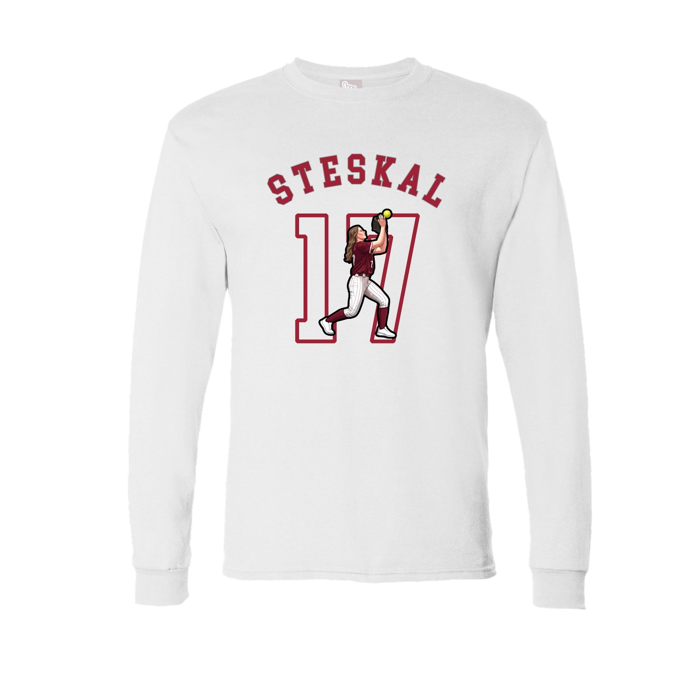 Long Sleeve Tee — Shirsey Arch in White