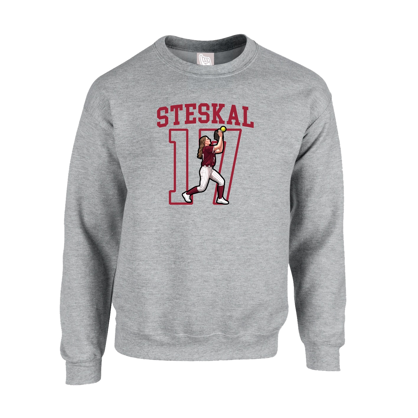 Fleece Crew — Shirsey in Grey