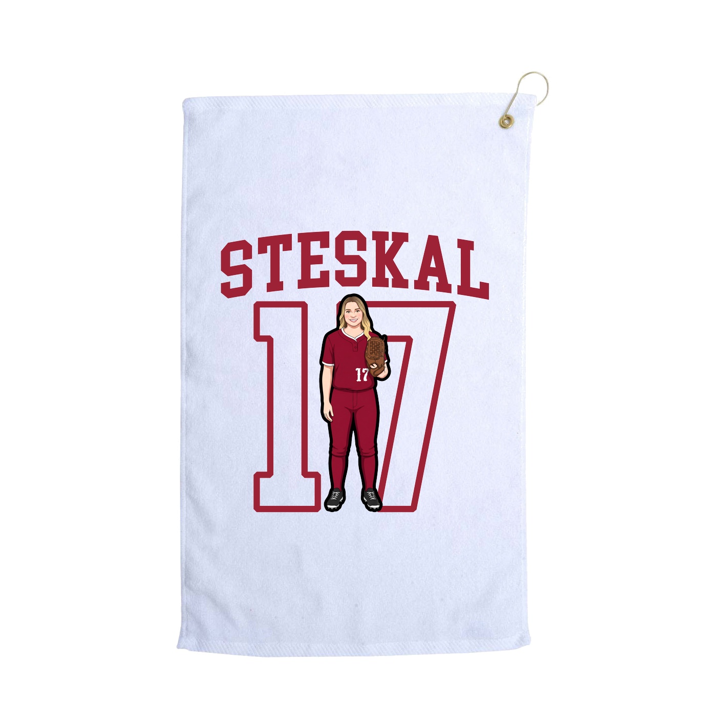 Golf Towel — Shirsey in White