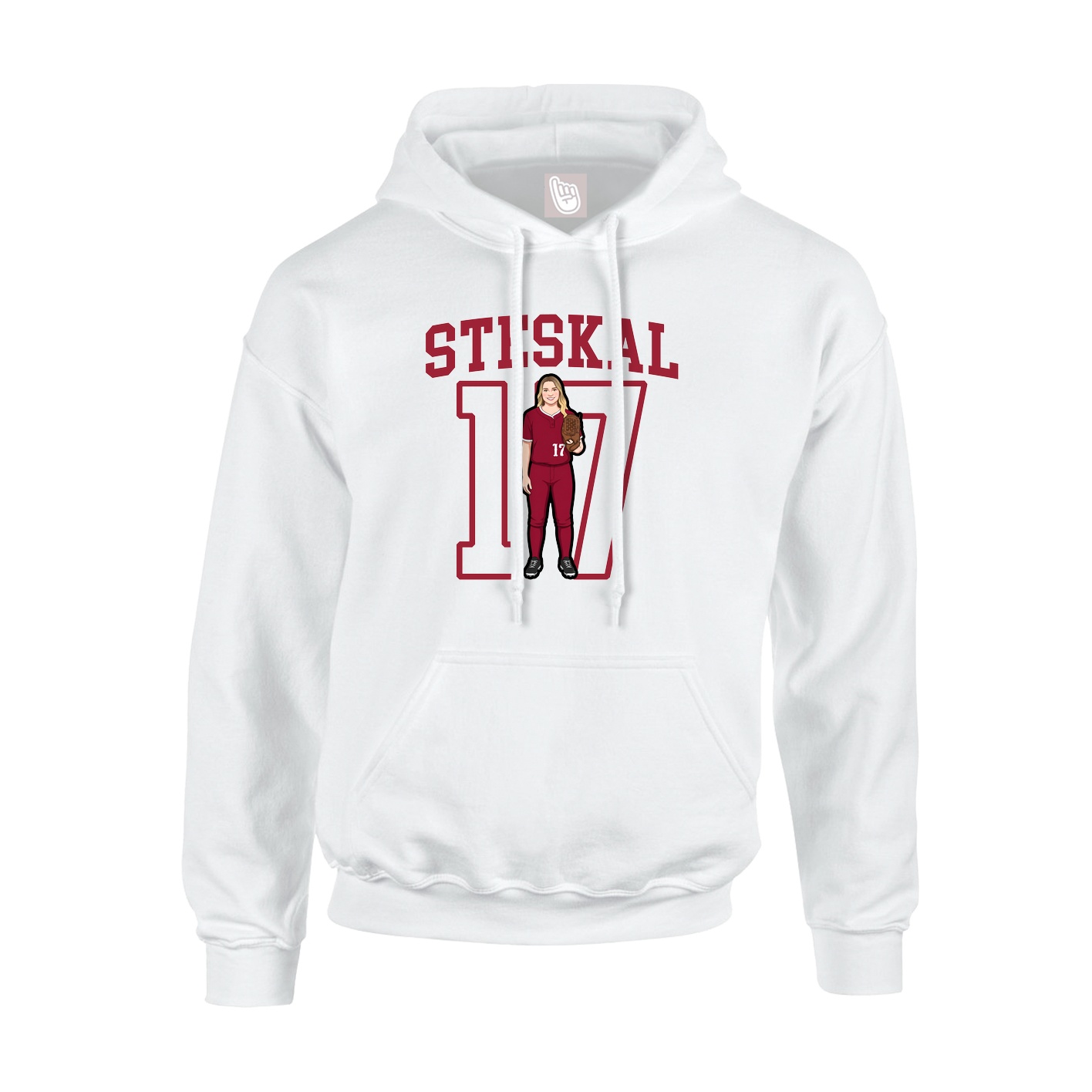 Hoodie — Shirsey in White