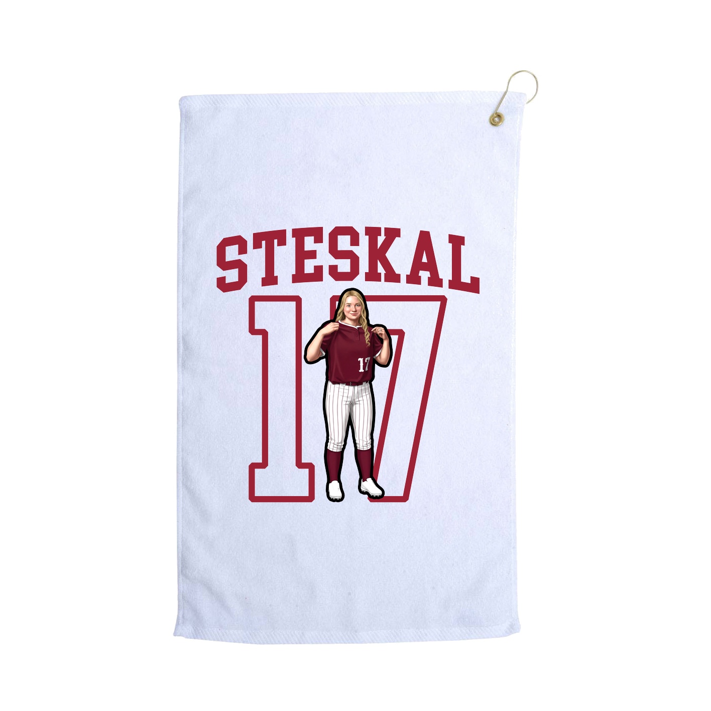 Golf Towel — Shirsey in White