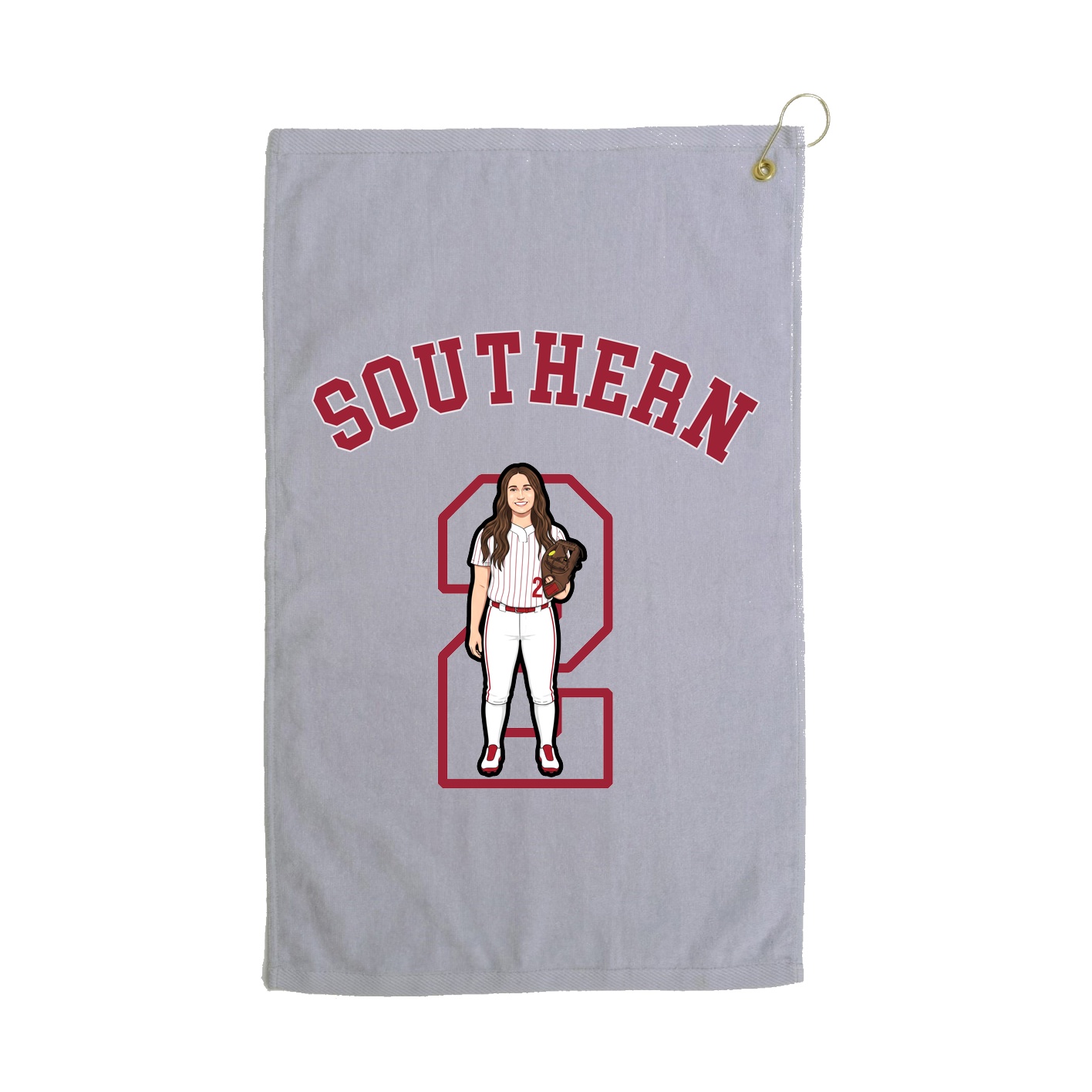 Golf Towel — Shirsey Arch in Grey