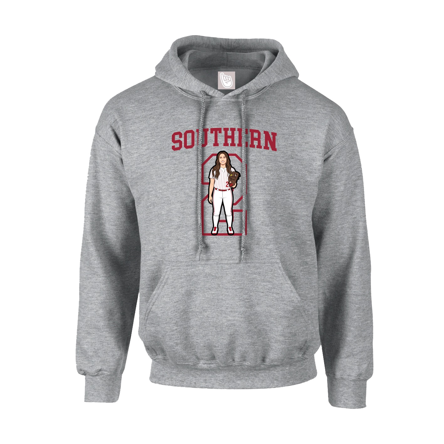 Hoodie — Shirsey in Grey