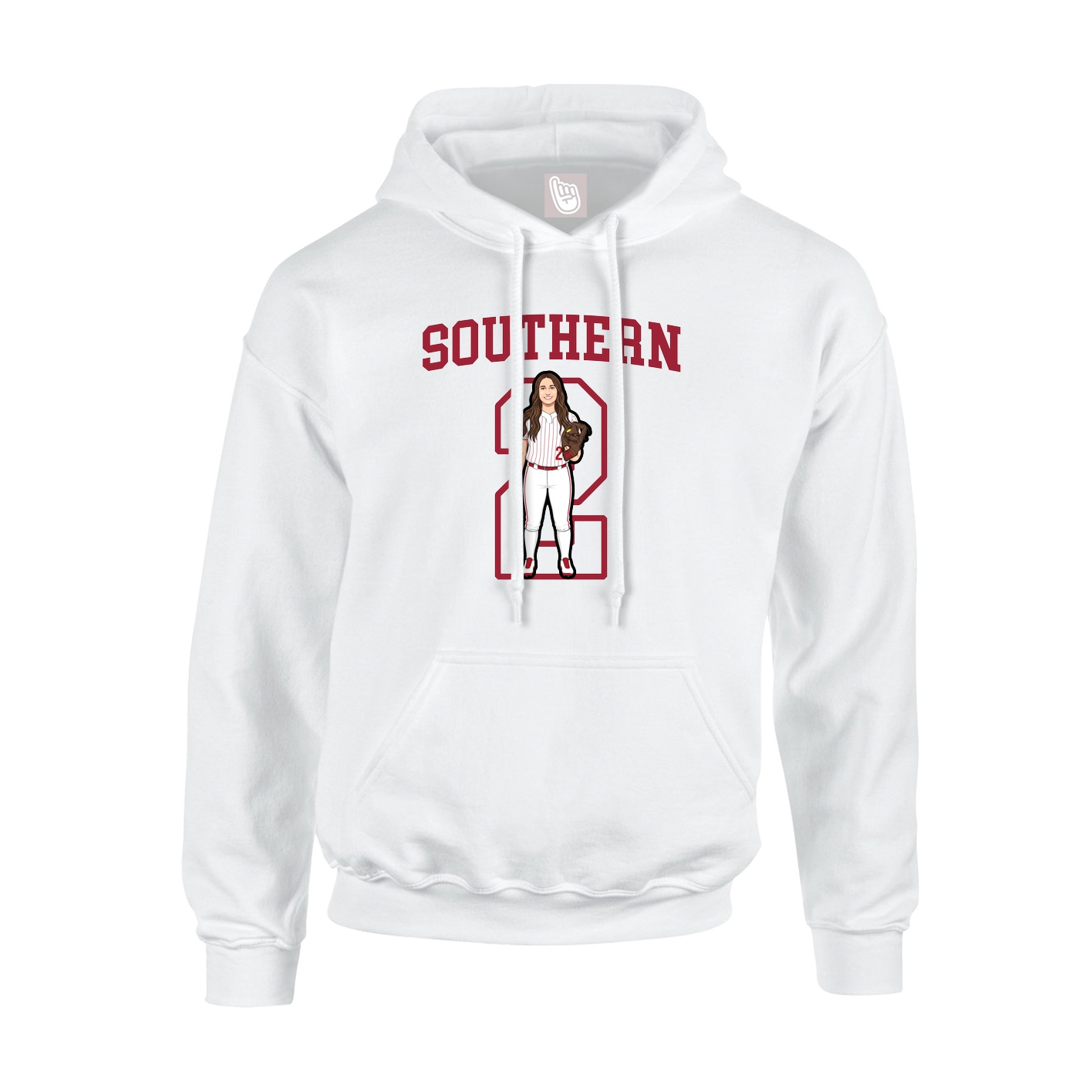 Youth Hoodie — Shirsey in White