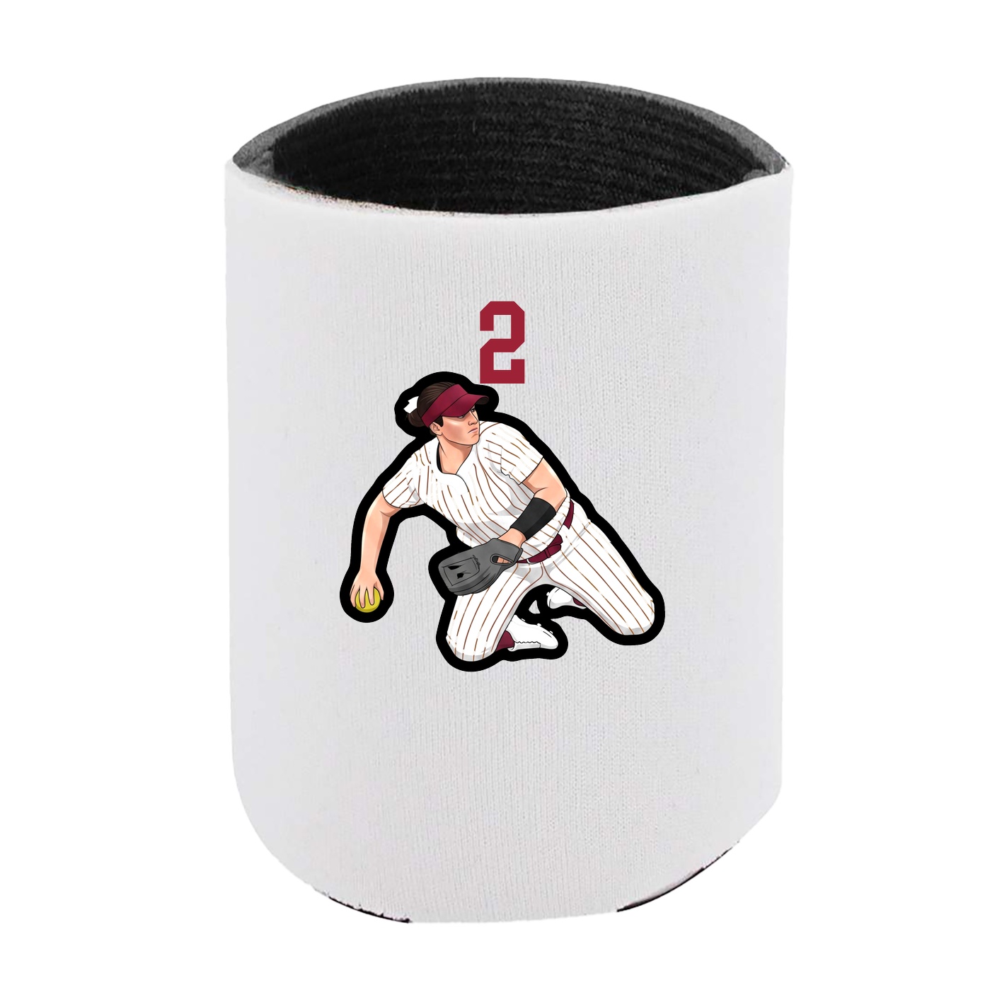 Can Holder — Number Top in White