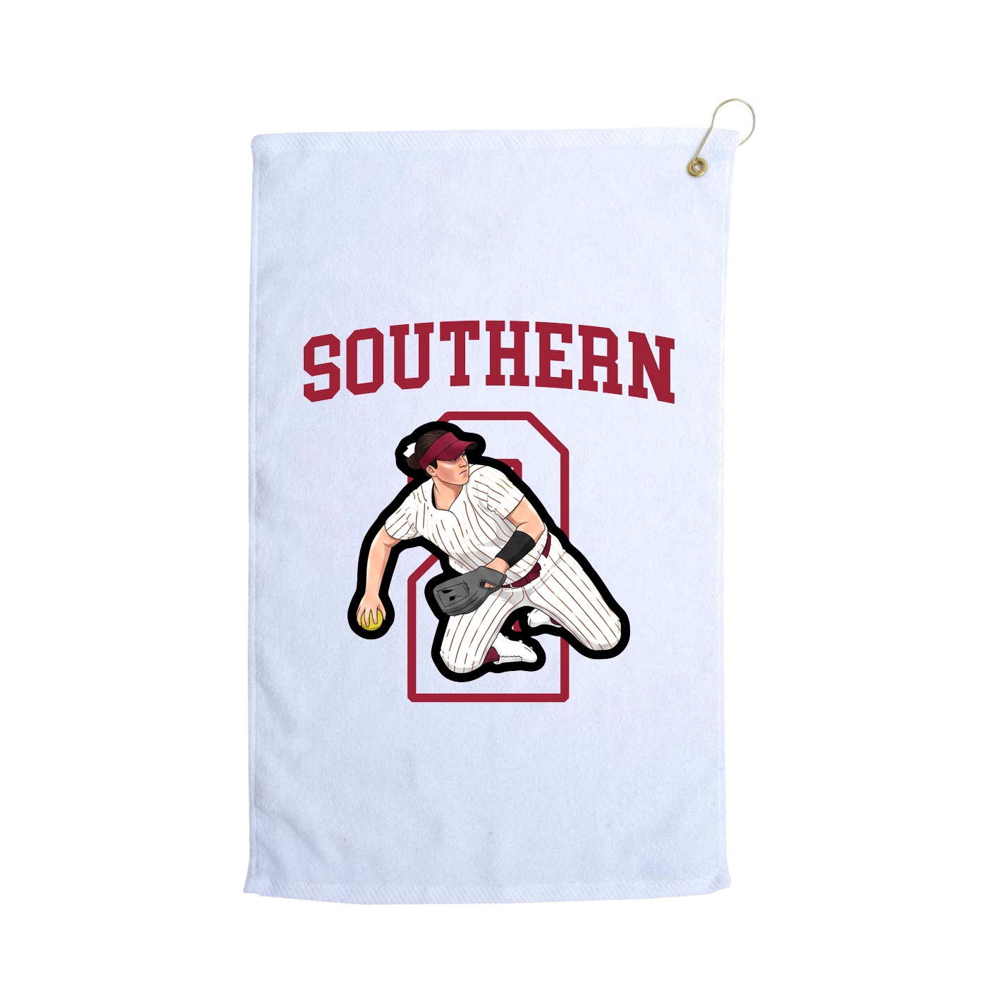 Golf Towel — Shirsey in White