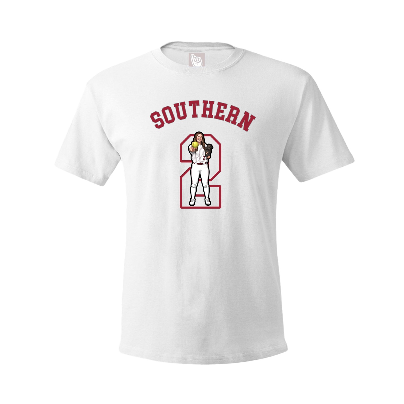 Youth Tee — Shirsey Arch in White