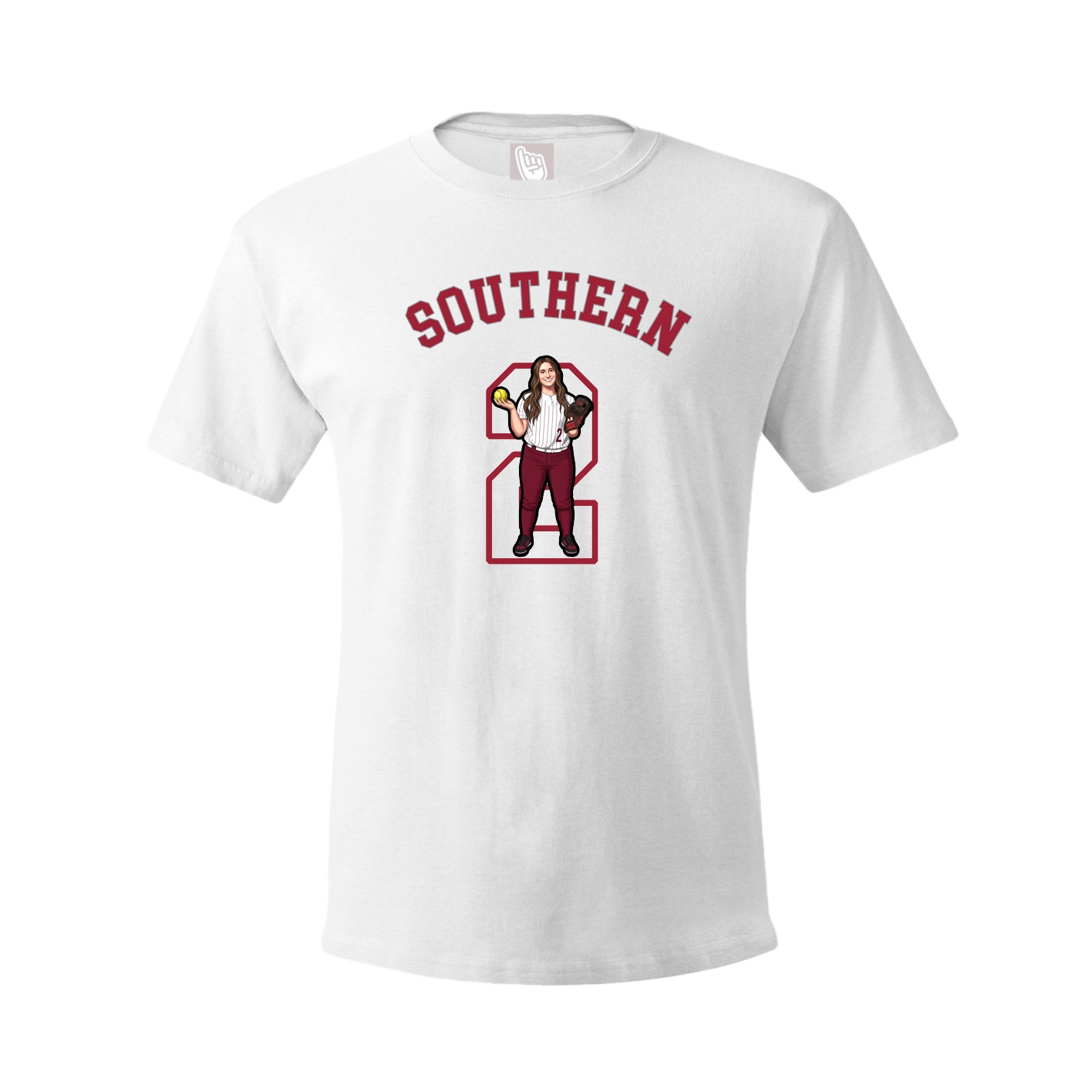 Tee — Shirsey Arch in White