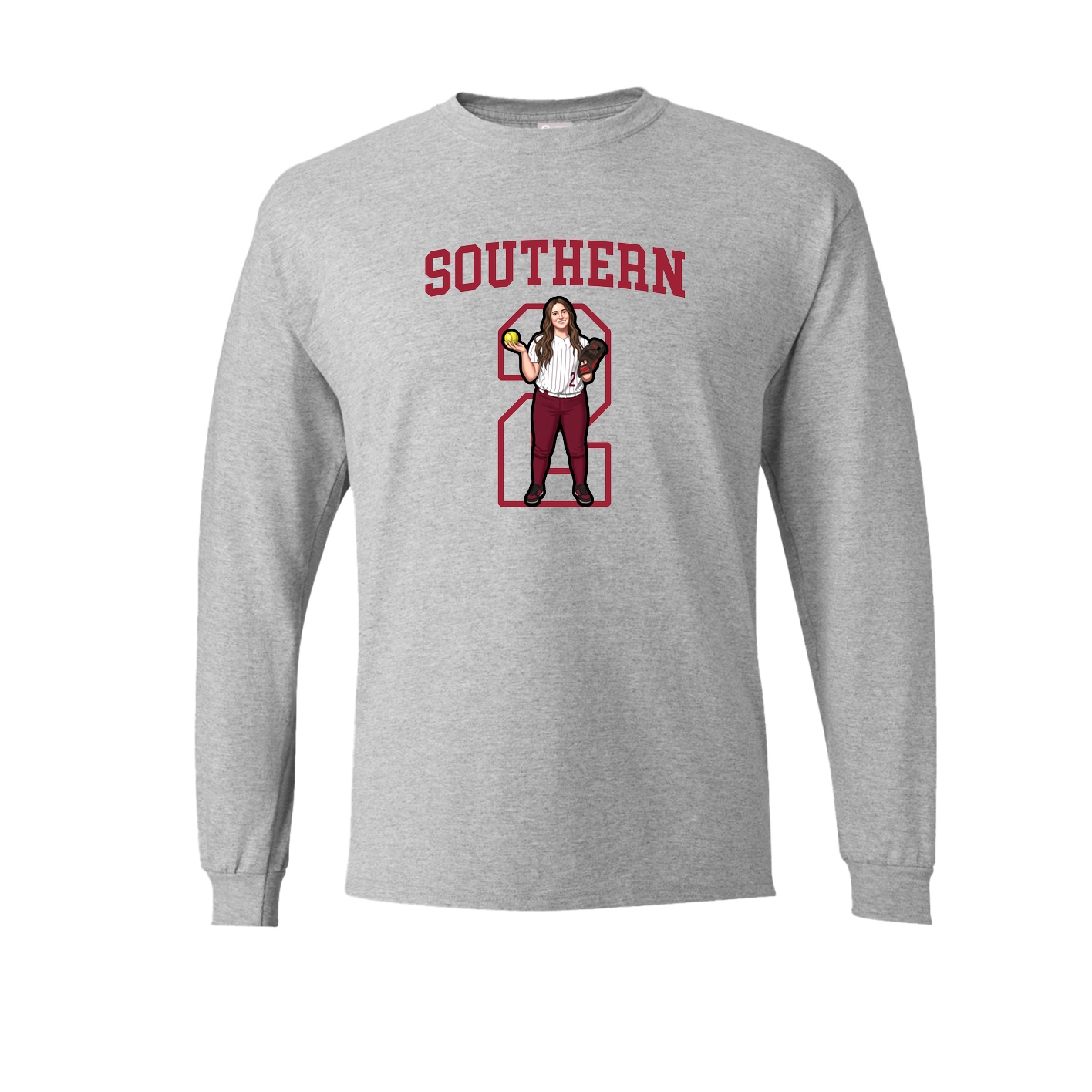 Long Sleeve Tee — Shirsey in Grey