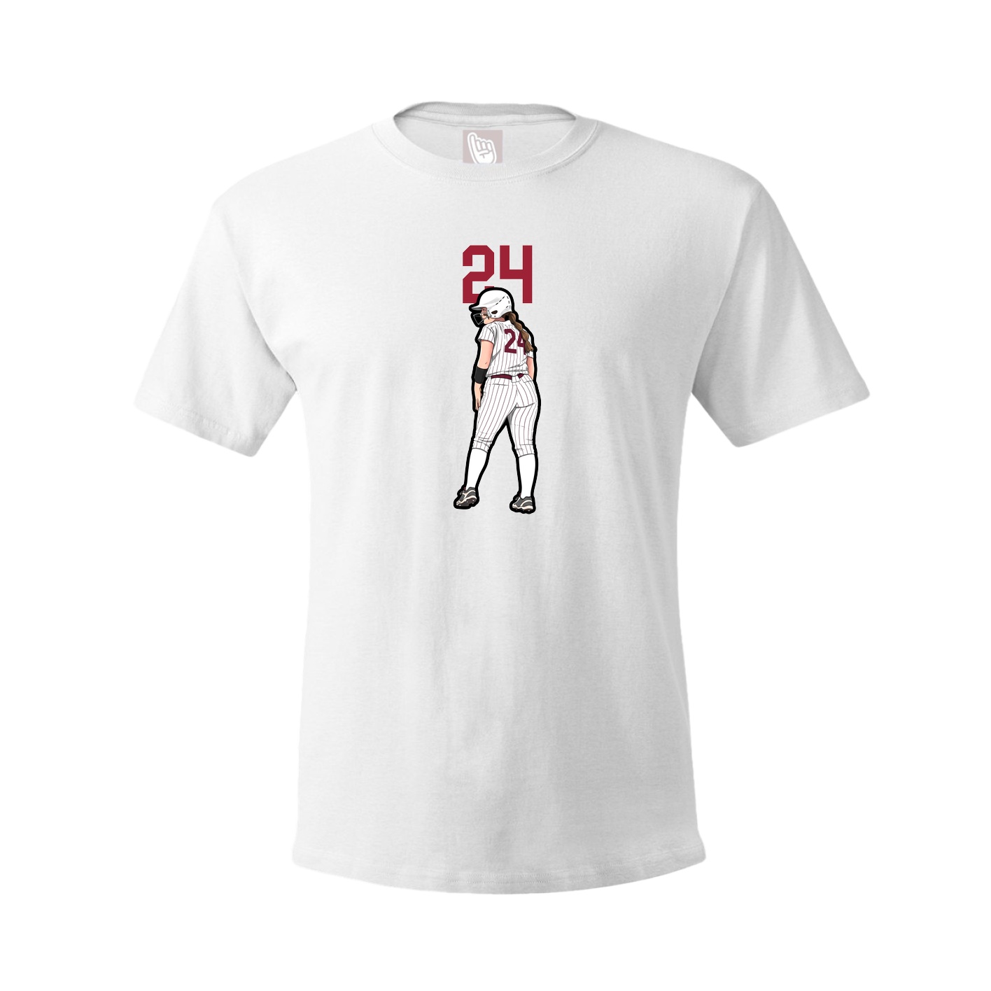 Tee — Number Top in White