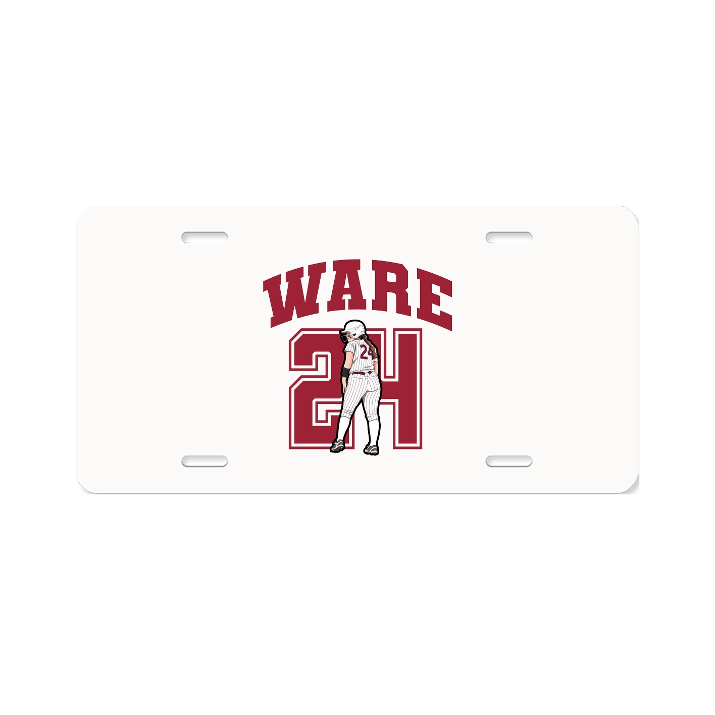 License Plate — Number in Classic