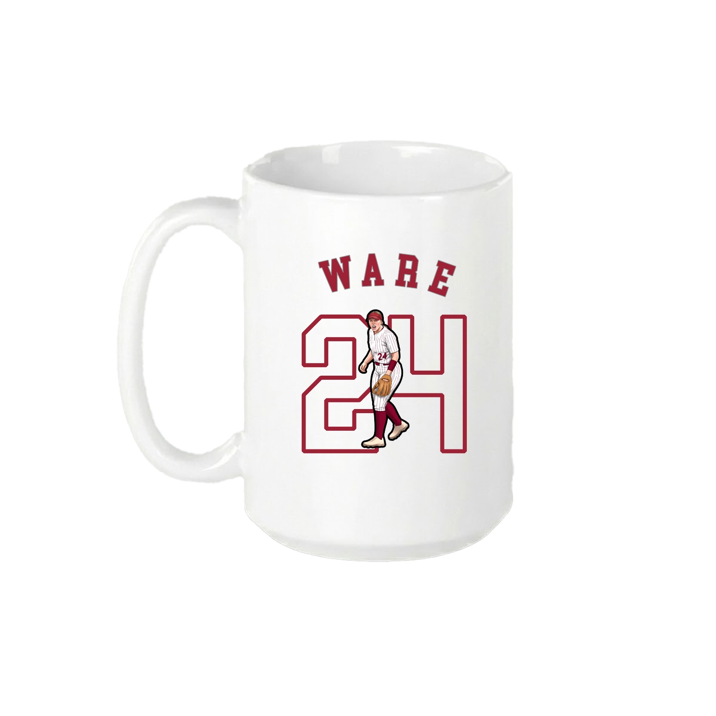 15oz Coffee Mug — Shirsey Arch in White