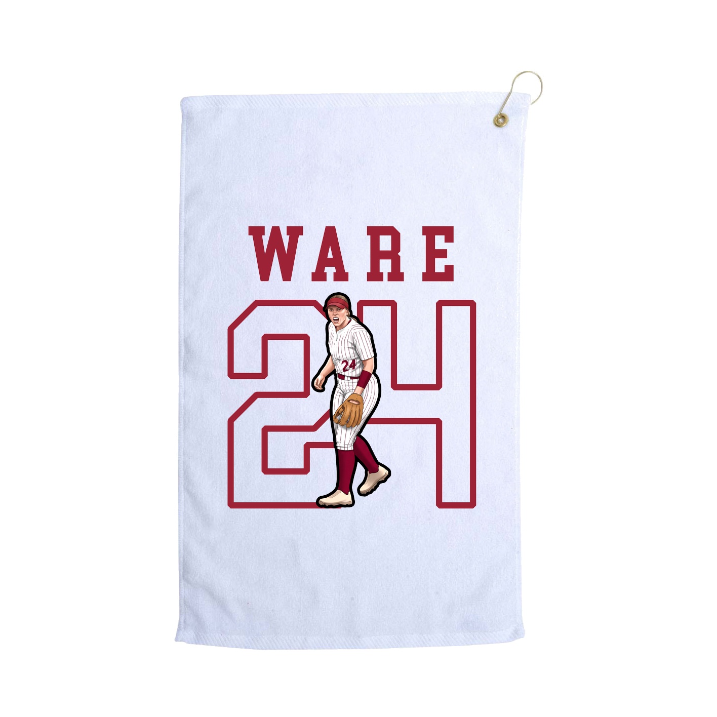 Golf Towel — Shirsey in White
