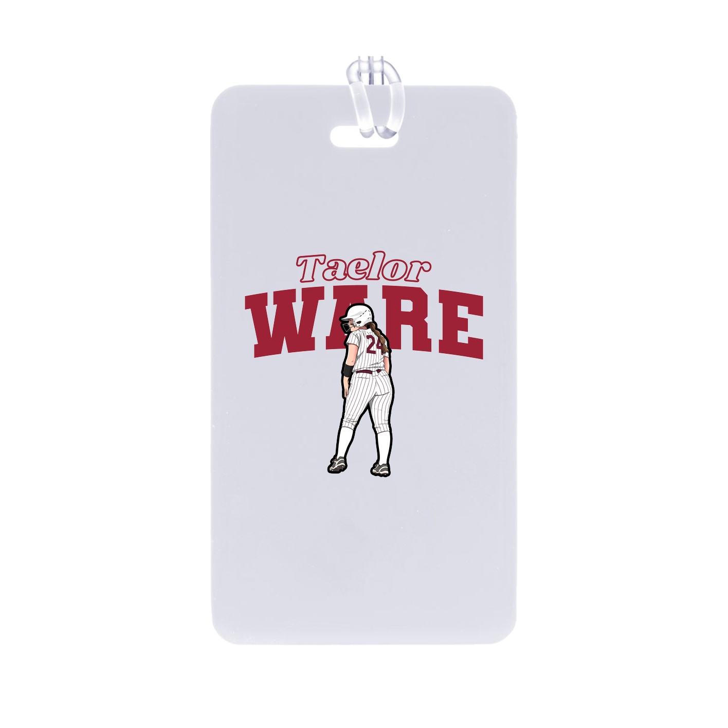 Bag Tag — Name Arch in Classic