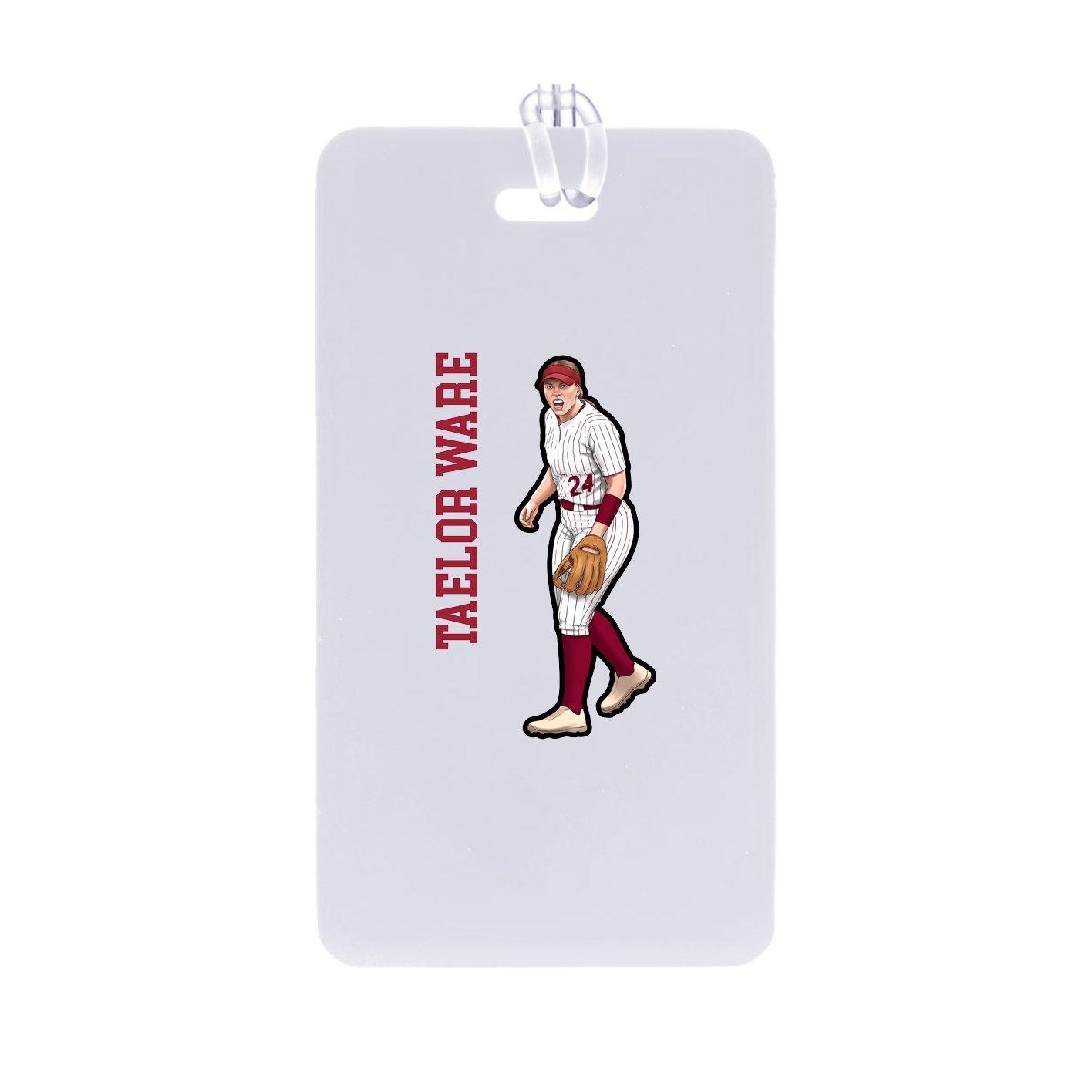 Bag Tag — Name Vertical in Classic