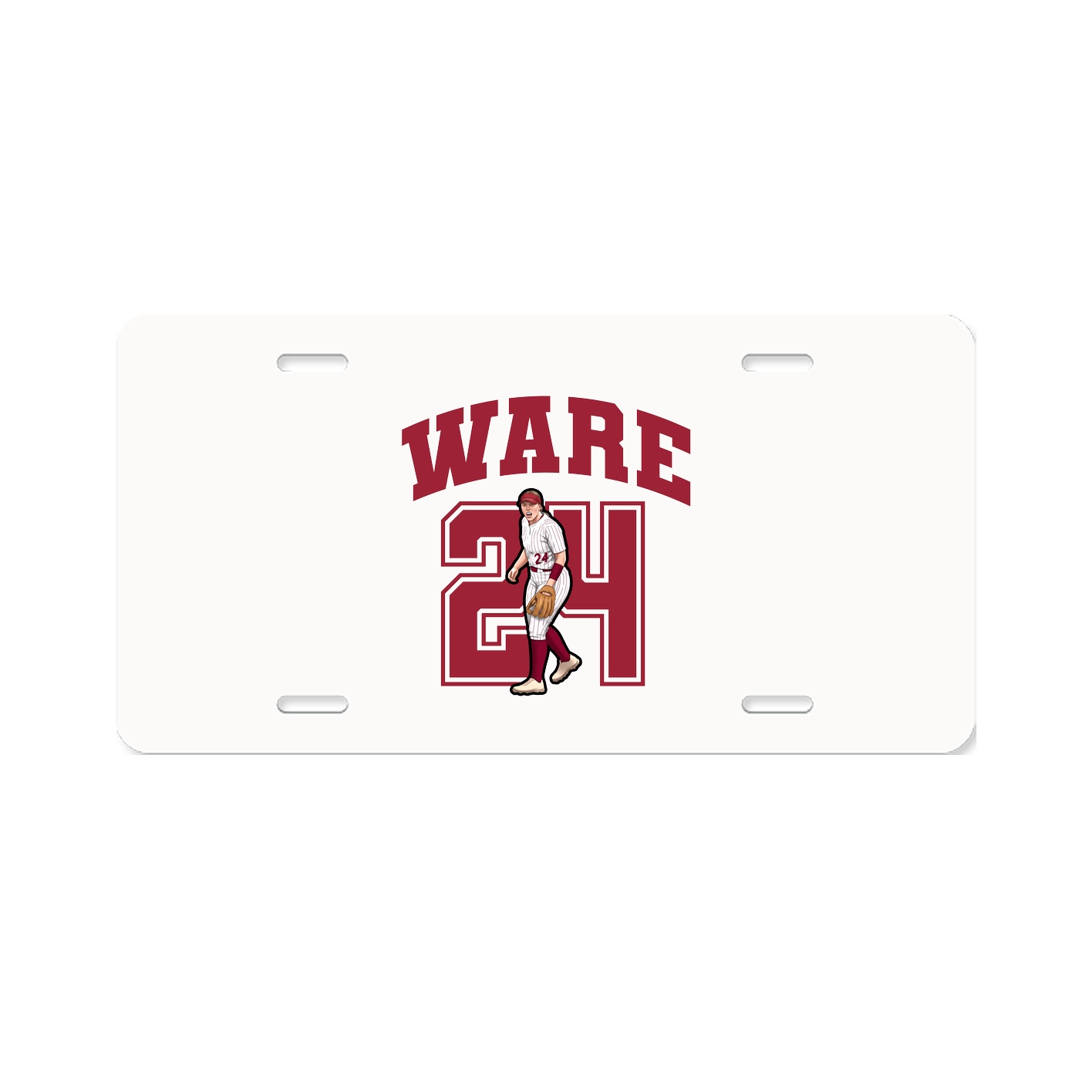 License Plate — Number in Classic