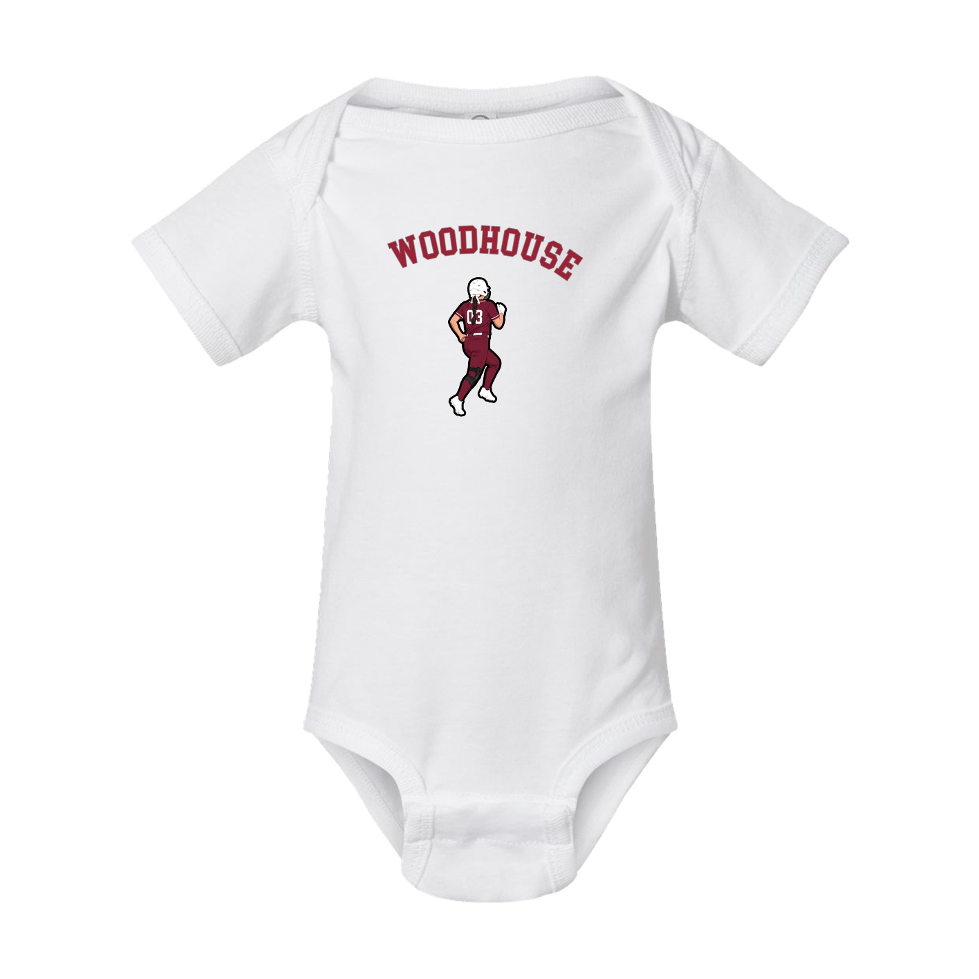 Baby Onesie — Shirsey Arch in White