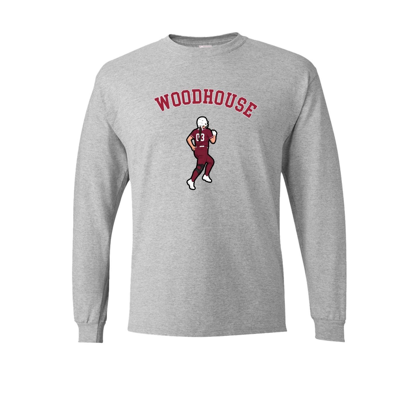 Long Sleeve Tee — Shirsey Arch in Grey