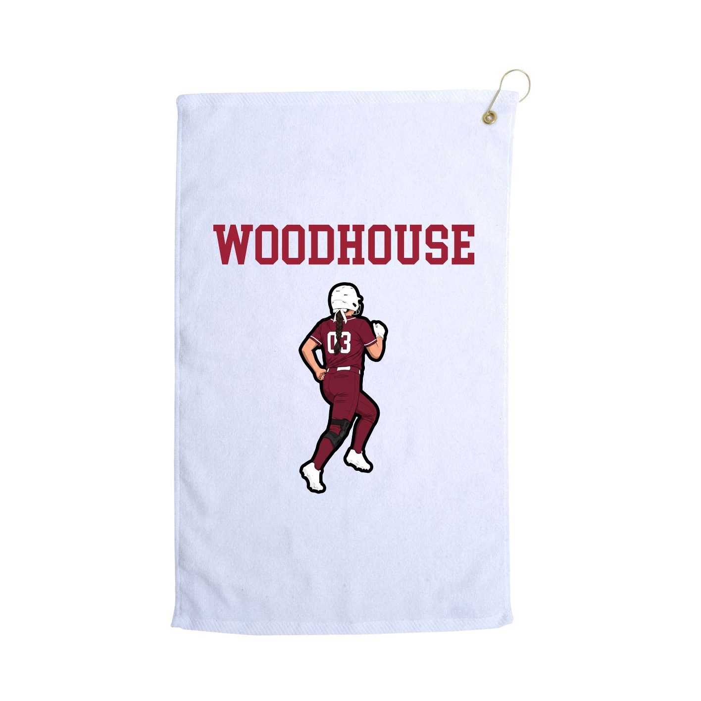 Golf Towel — Shirsey in White