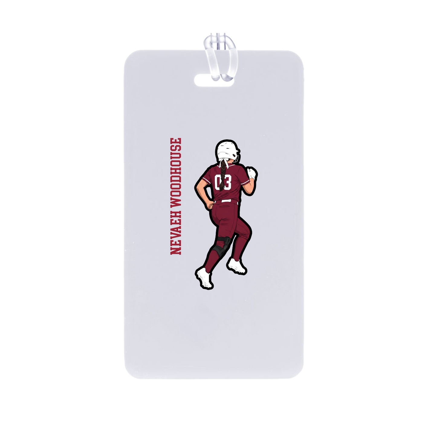 Bag Tag — Name Vertical in Classic