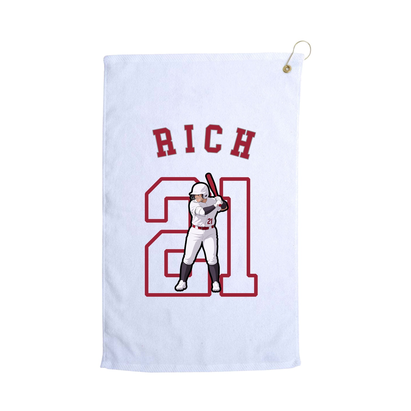 Golf Towel — Shirsey Arch in White
