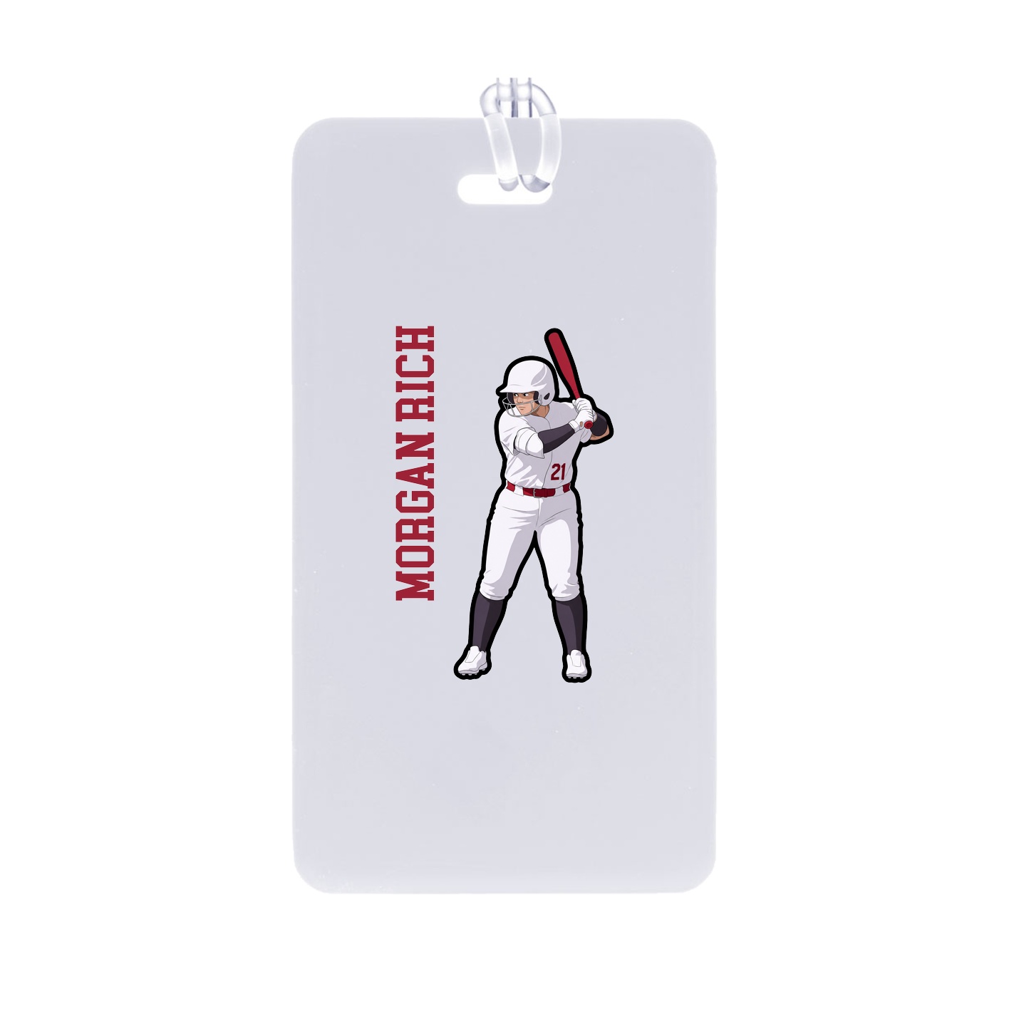 Bag Tag — Name Vertical in Classic