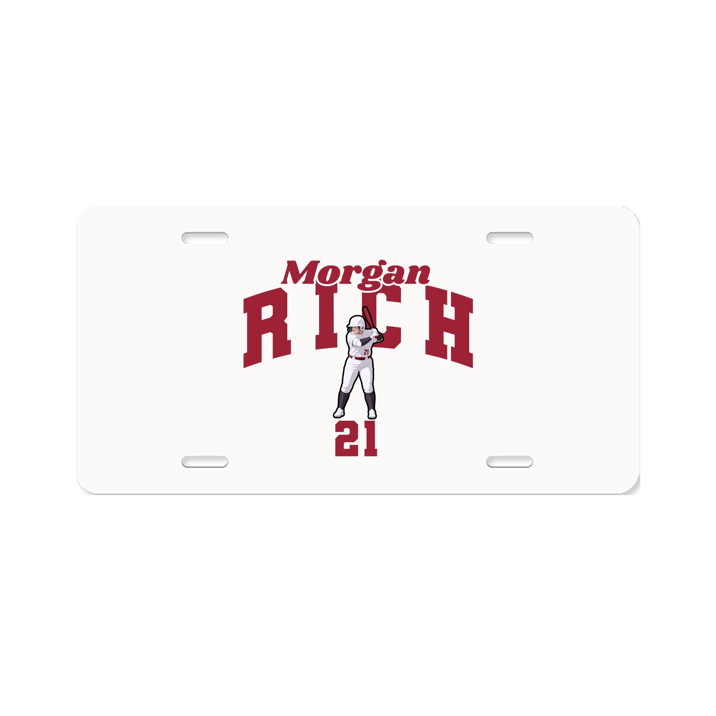 License Plate — Signature Arch in Classic