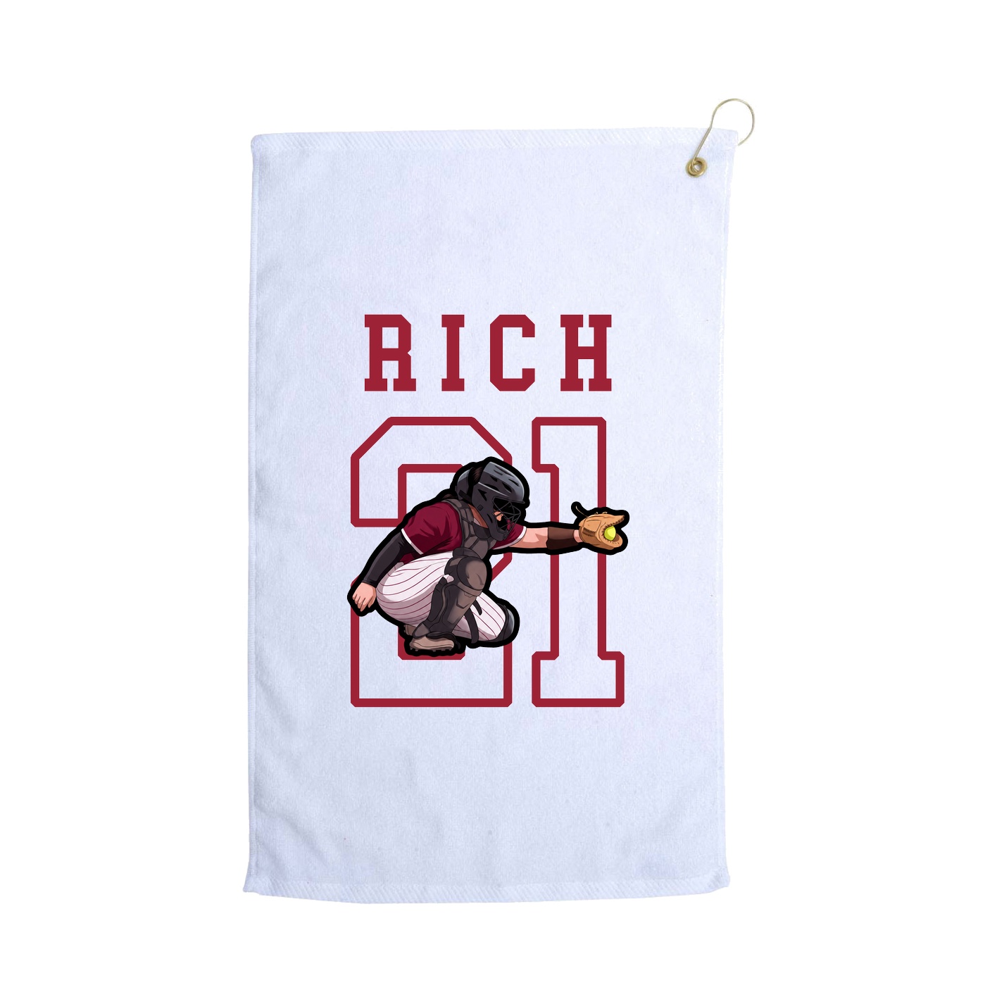 Golf Towel — Shirsey in White
