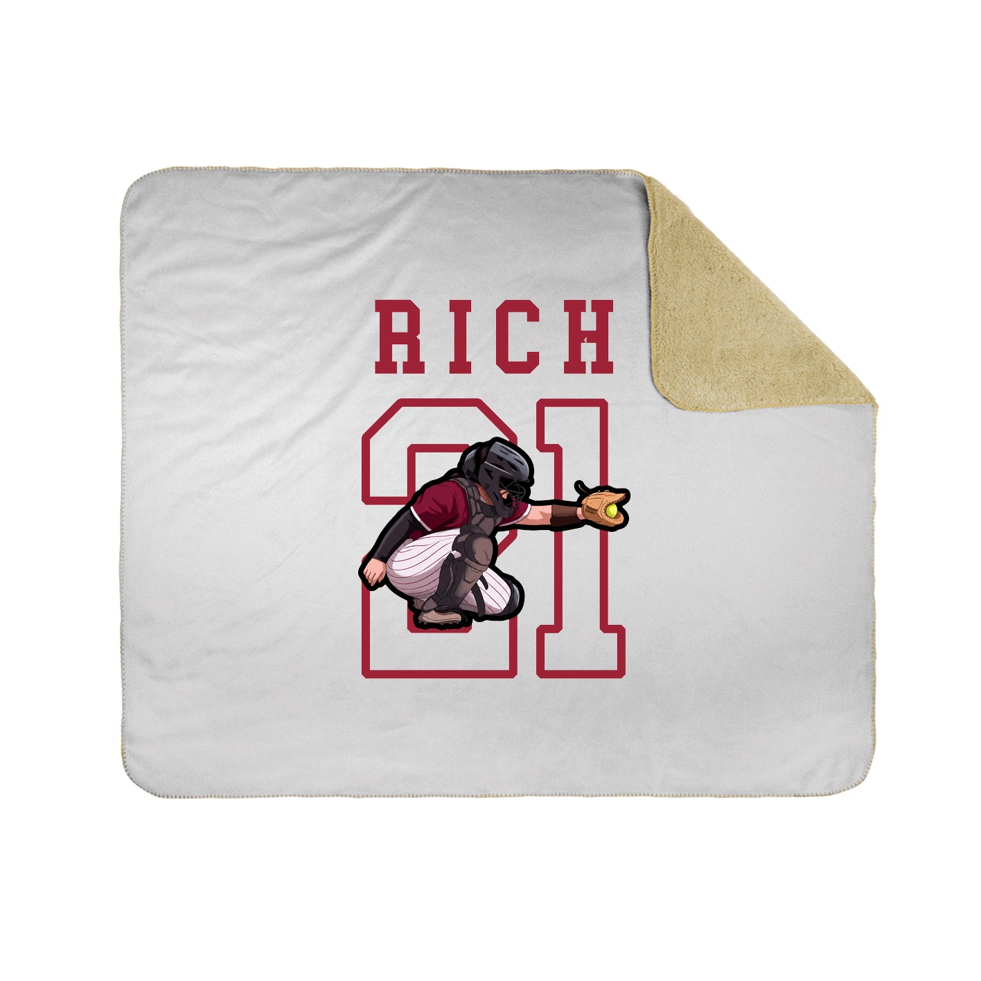 Throw Blanket — Shirsey in White