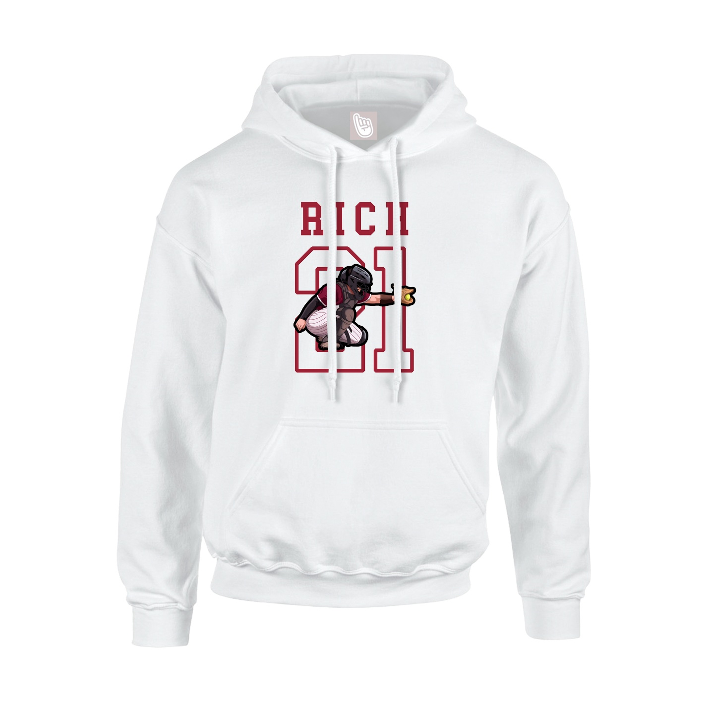 Youth Hoodie — Shirsey in White