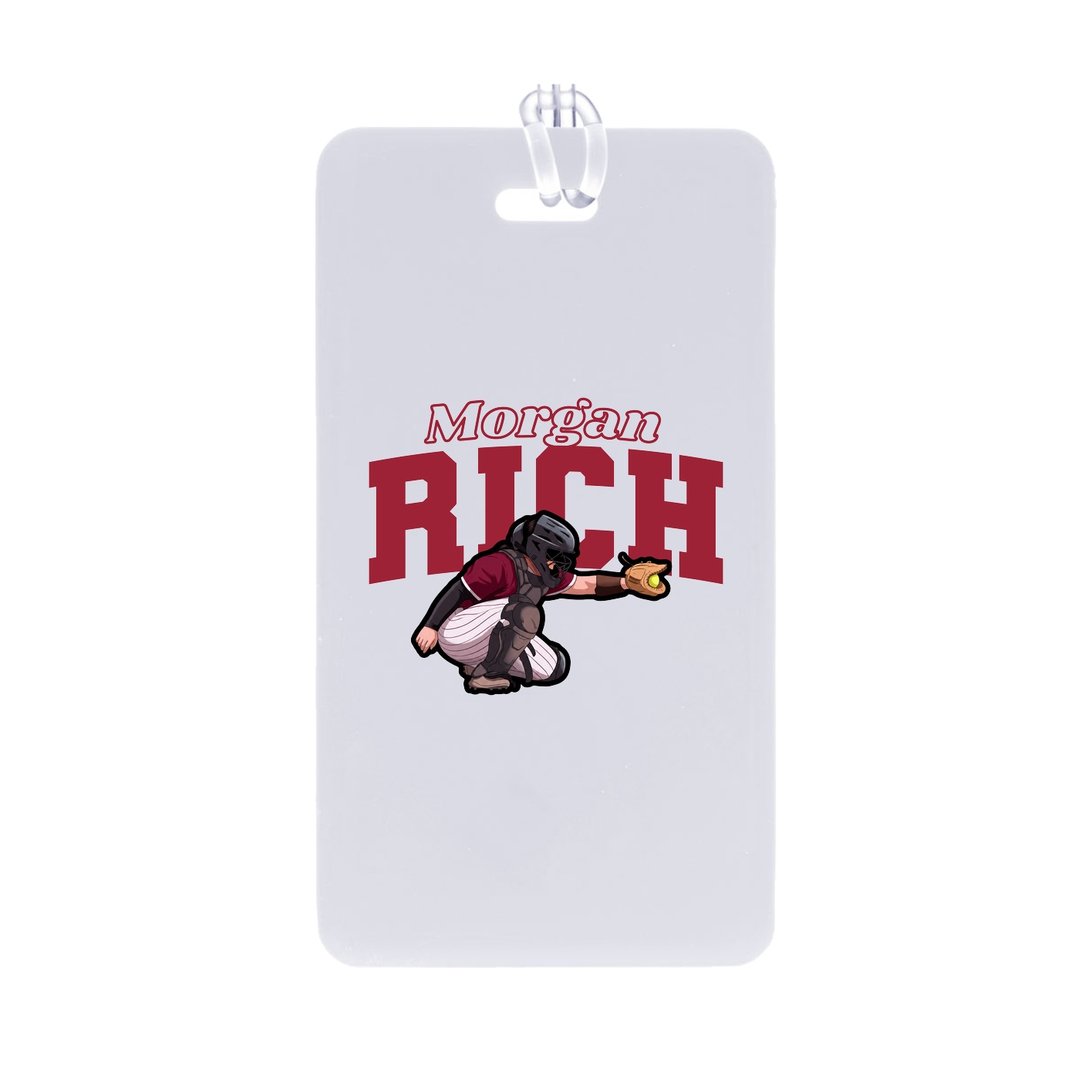 Bag Tag — Name Arch in Classic