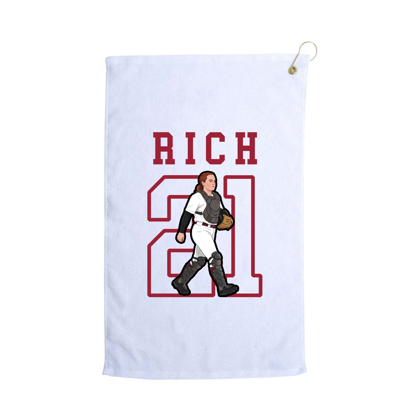 Golf Towel — Shirsey in White