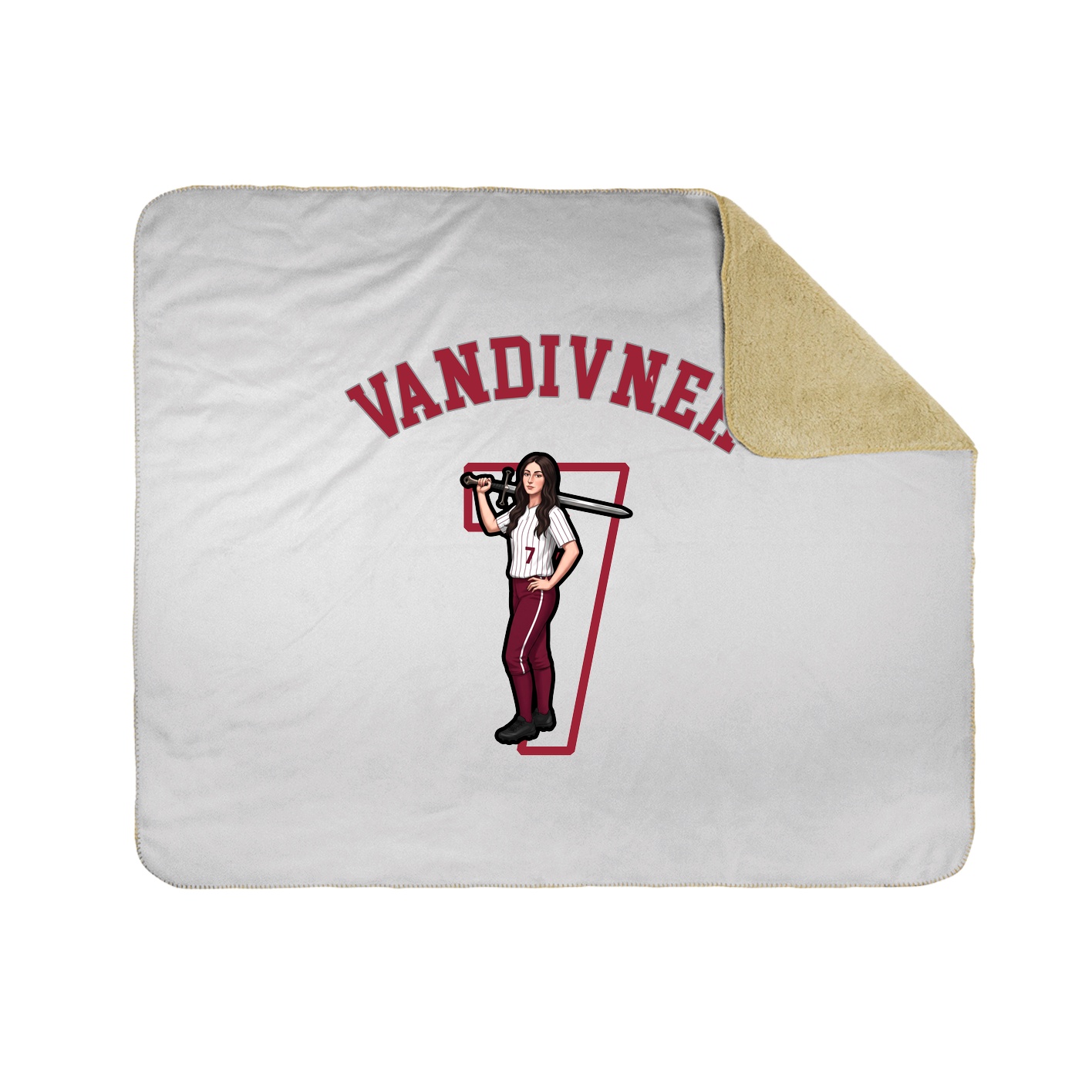 50x60 Sherpa Lined Throw Blanket