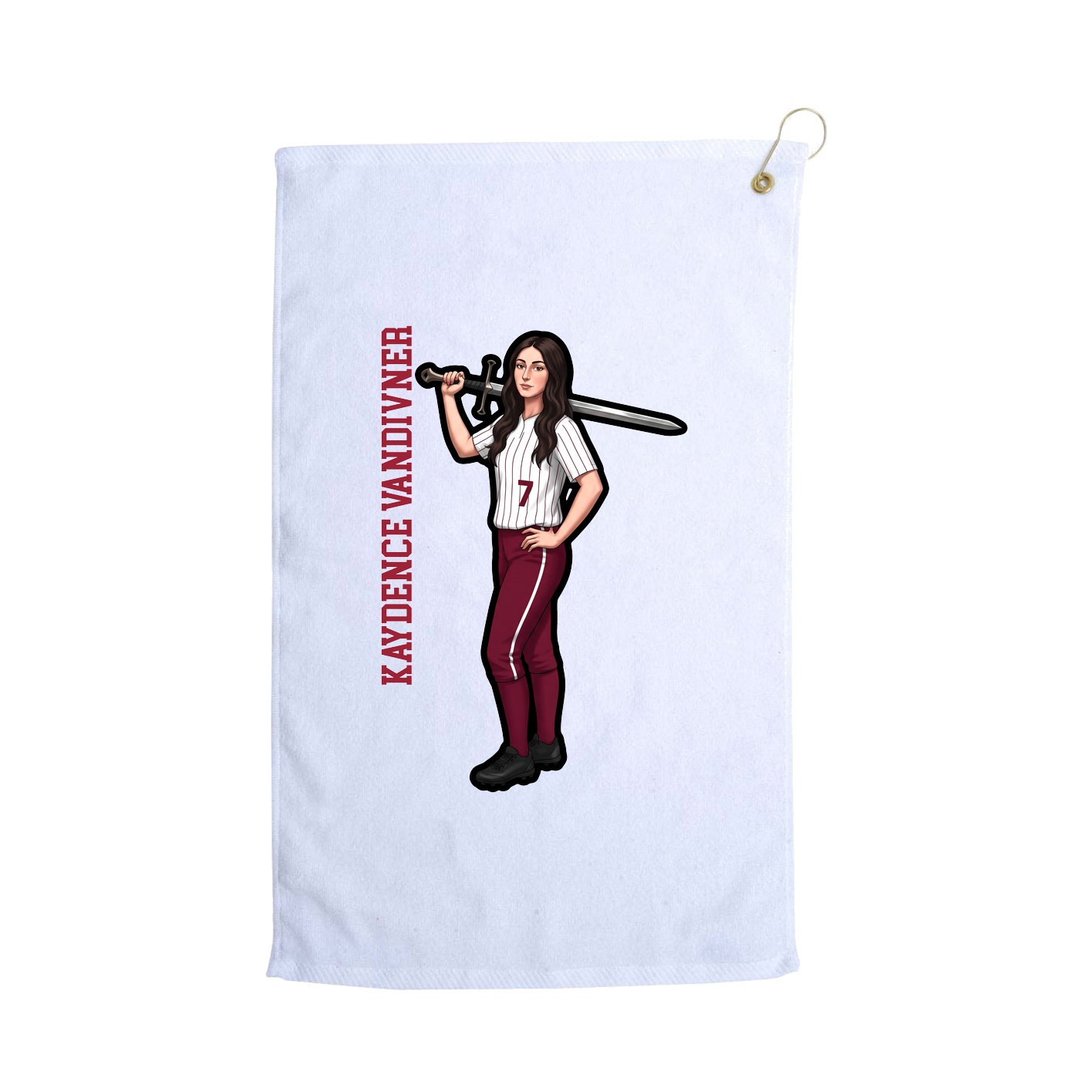 Terry Velour Golf Towel