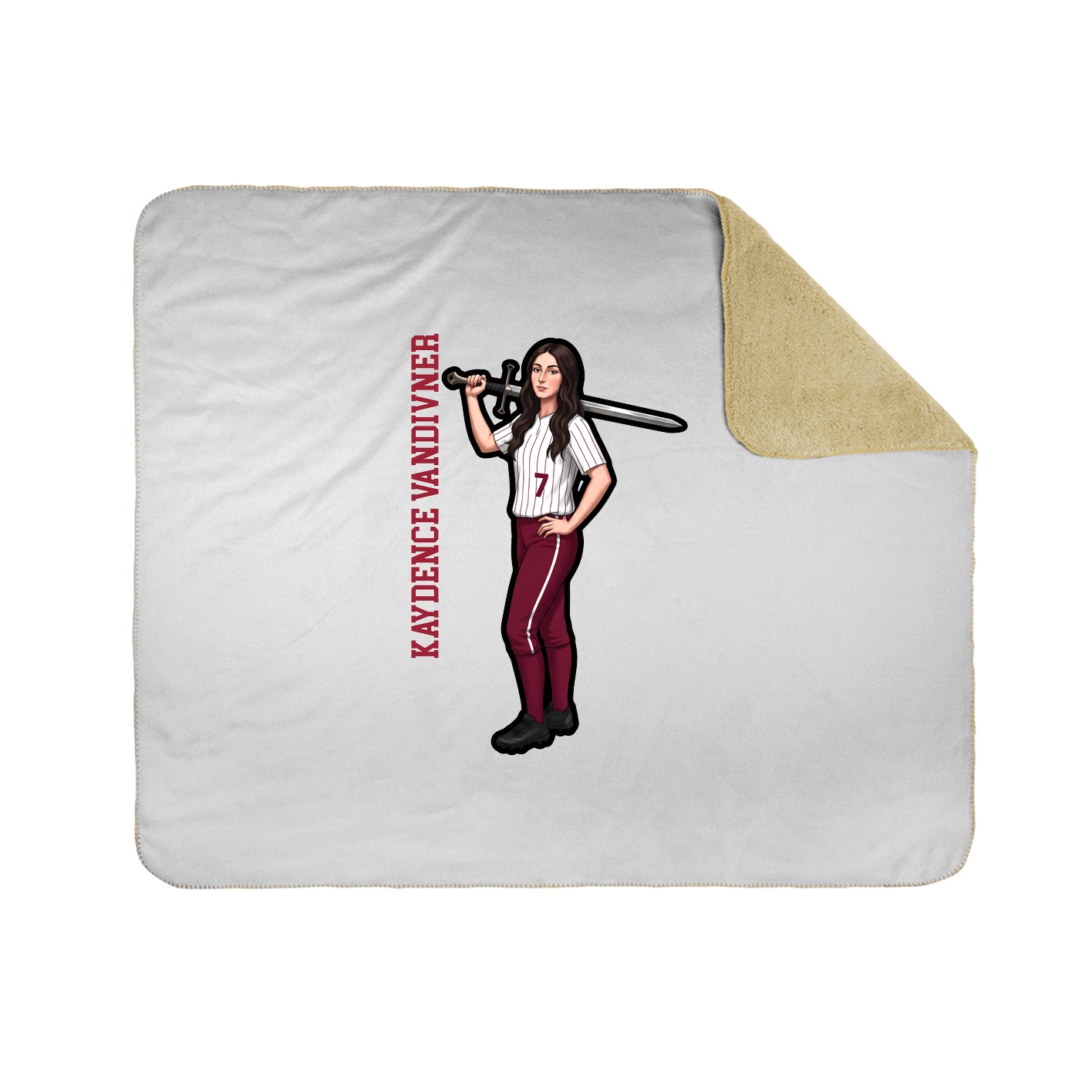 50x60 Sherpa Lined Throw Blanket