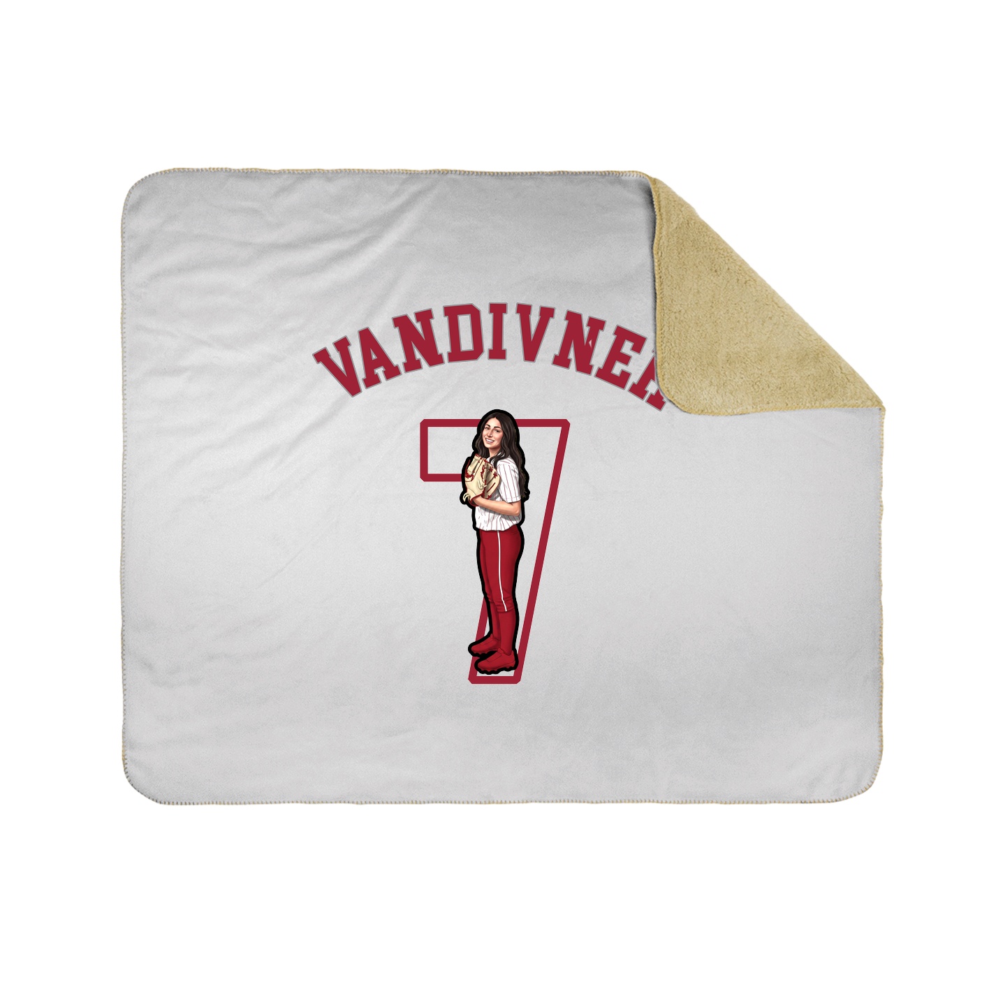 50x60 Sherpa Lined Throw Blanket