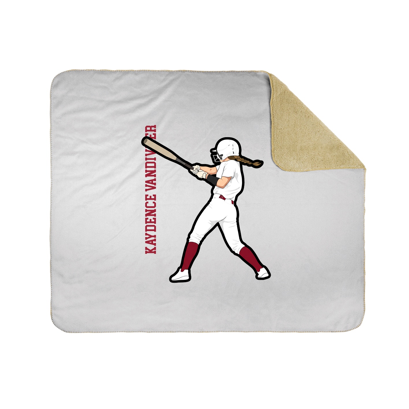 50x60 Sherpa Lined Throw Blanket