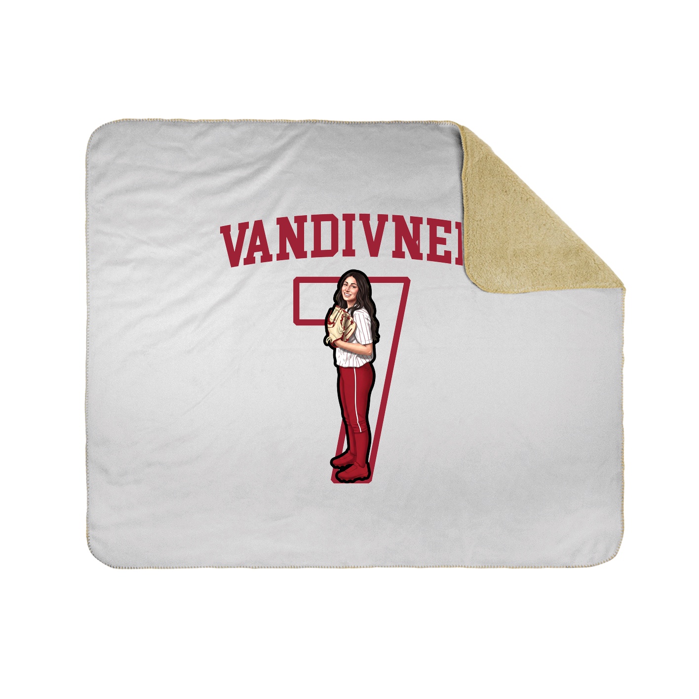 50x60 Sherpa Lined Throw Blanket