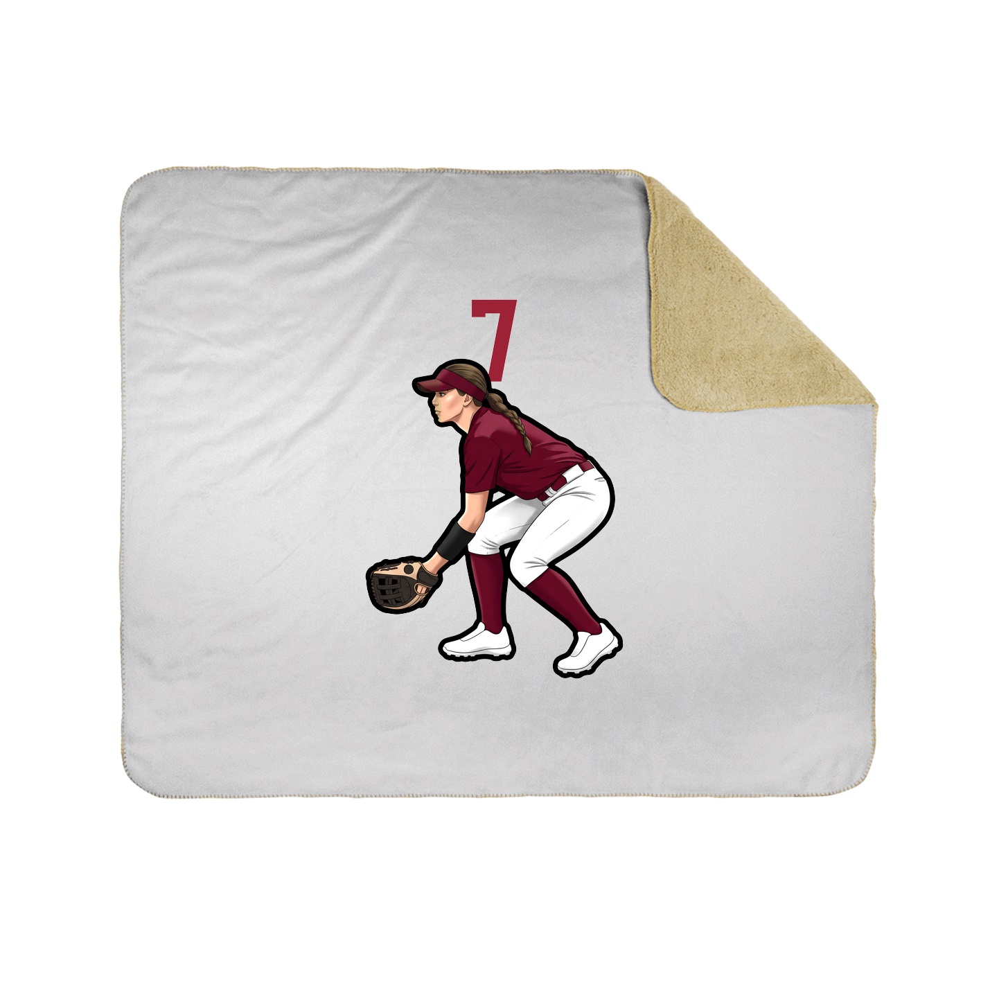 50x60 Sherpa Lined Throw Blanket