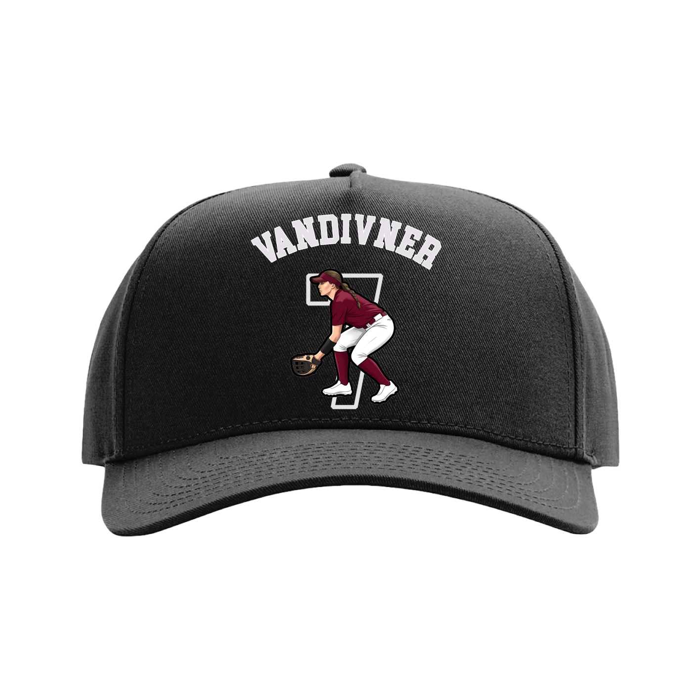 Full Fabric Five-Panel Champ Cap