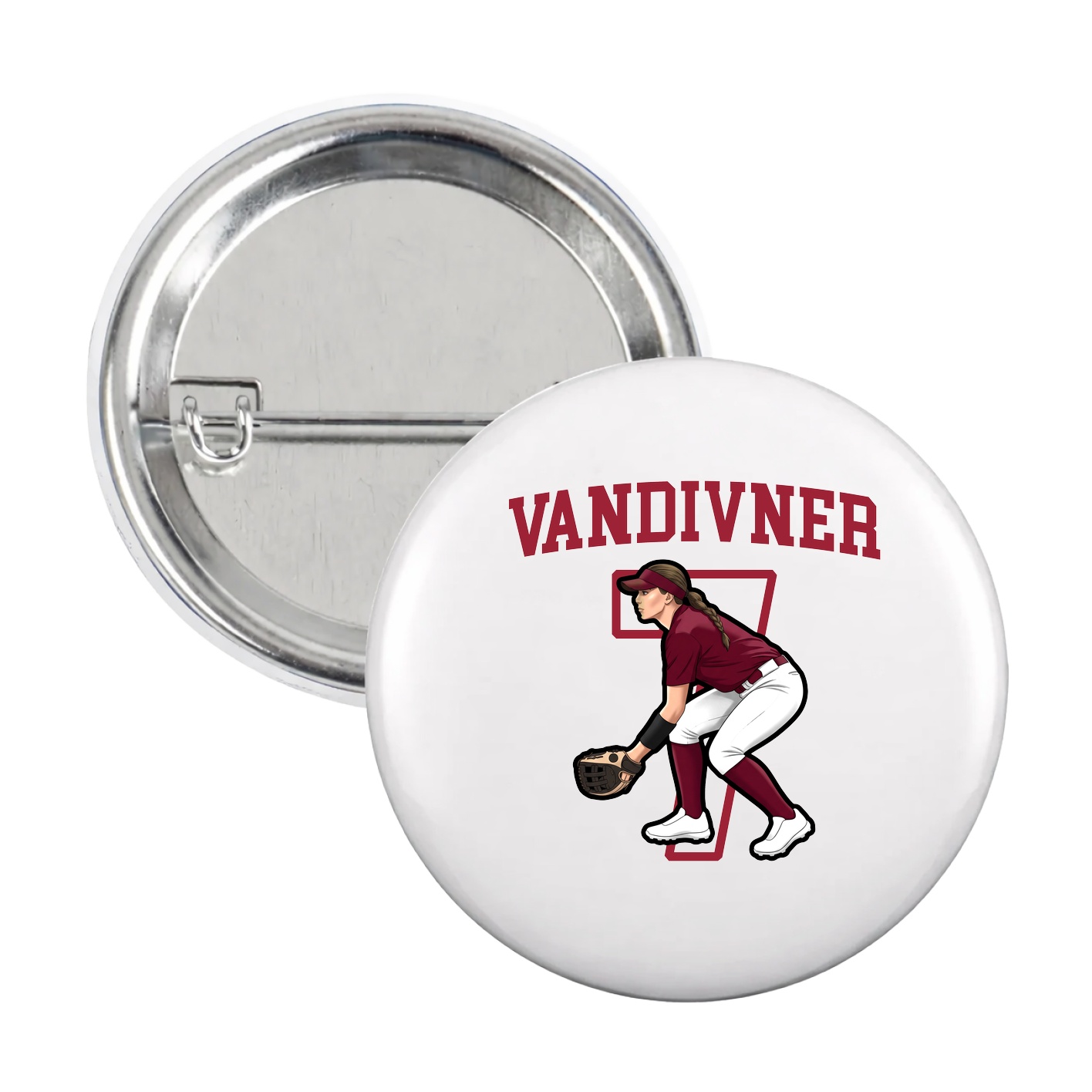 Game Day Button — Shirsey in White