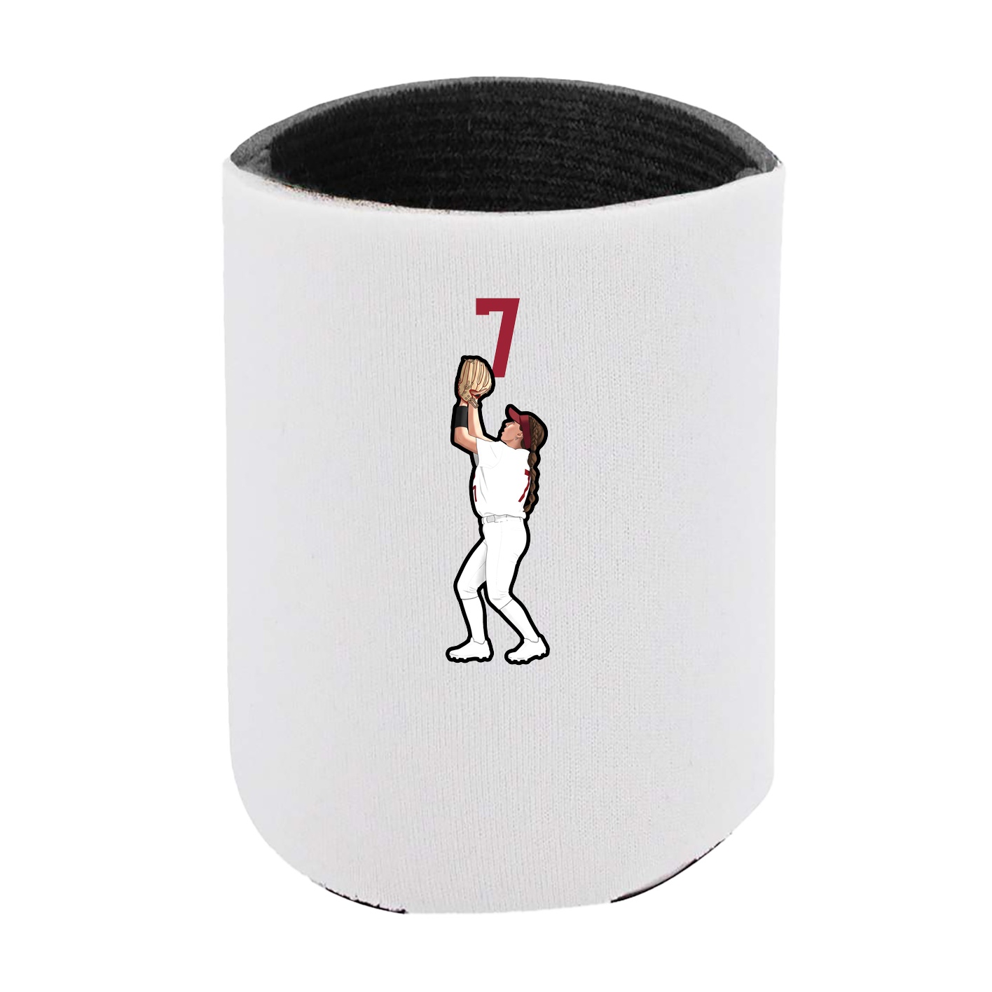 Can Holder — Number Top in White