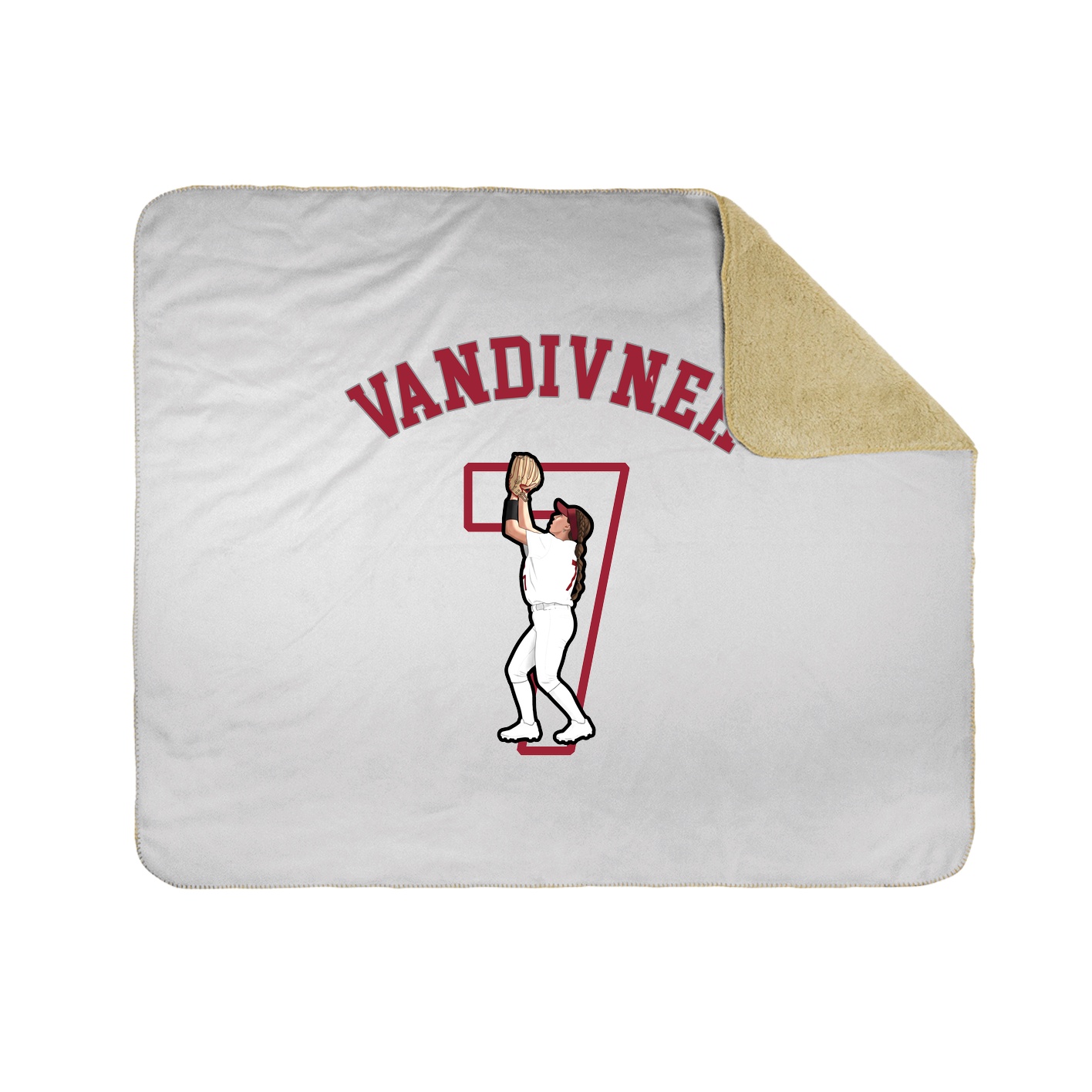 Throw Blanket — Shirsey Arch in White