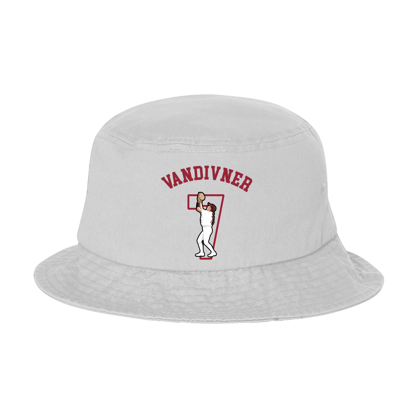 Bucket Cap — Shirsey Arch in White