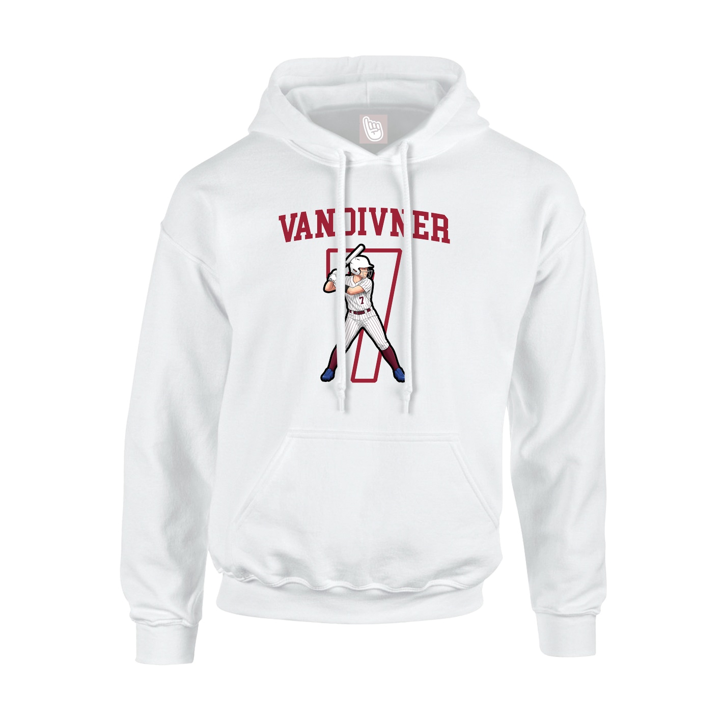 Hoodie — Shirsey in White
