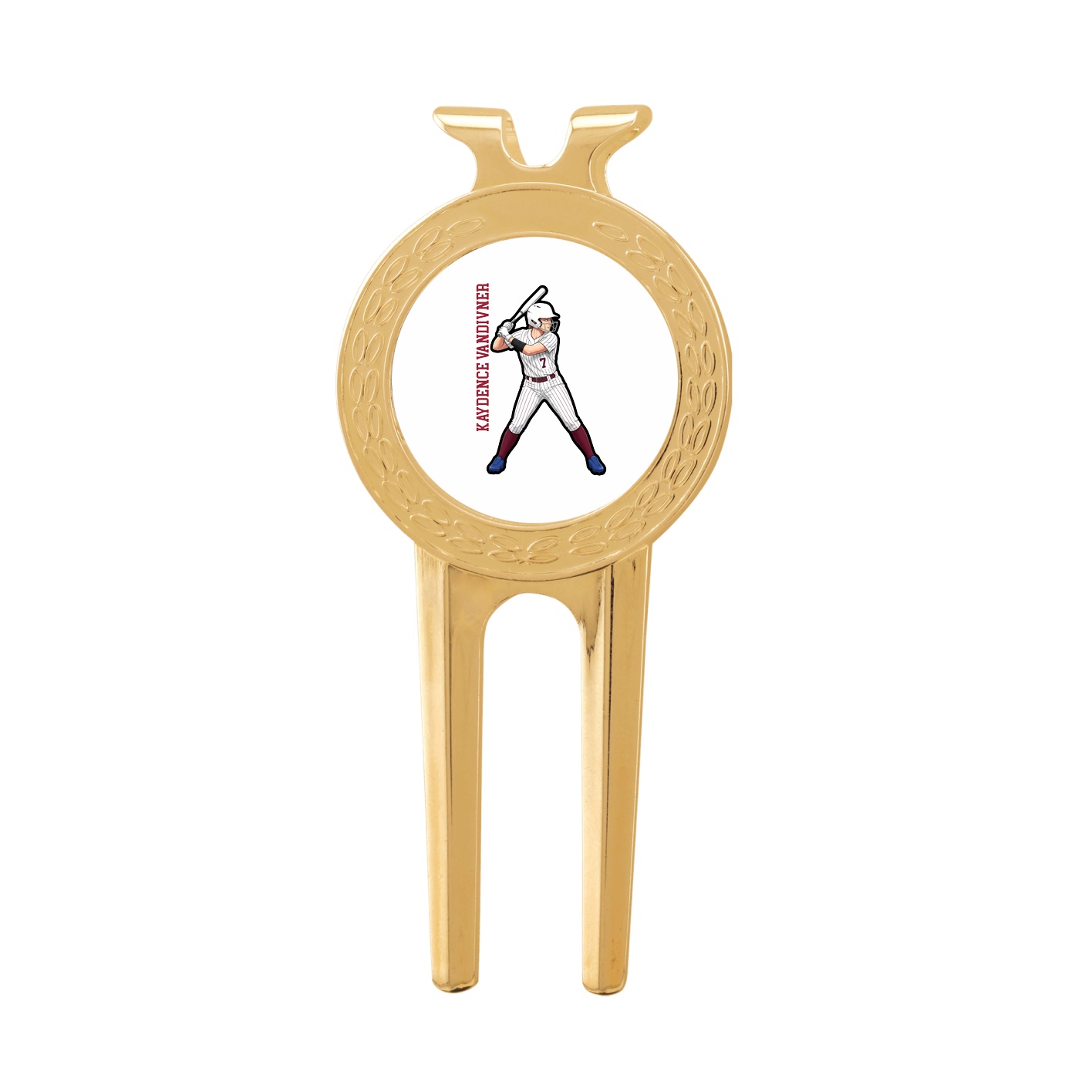 Divot Tool with Ball Marker — Name Vertical in Classic
