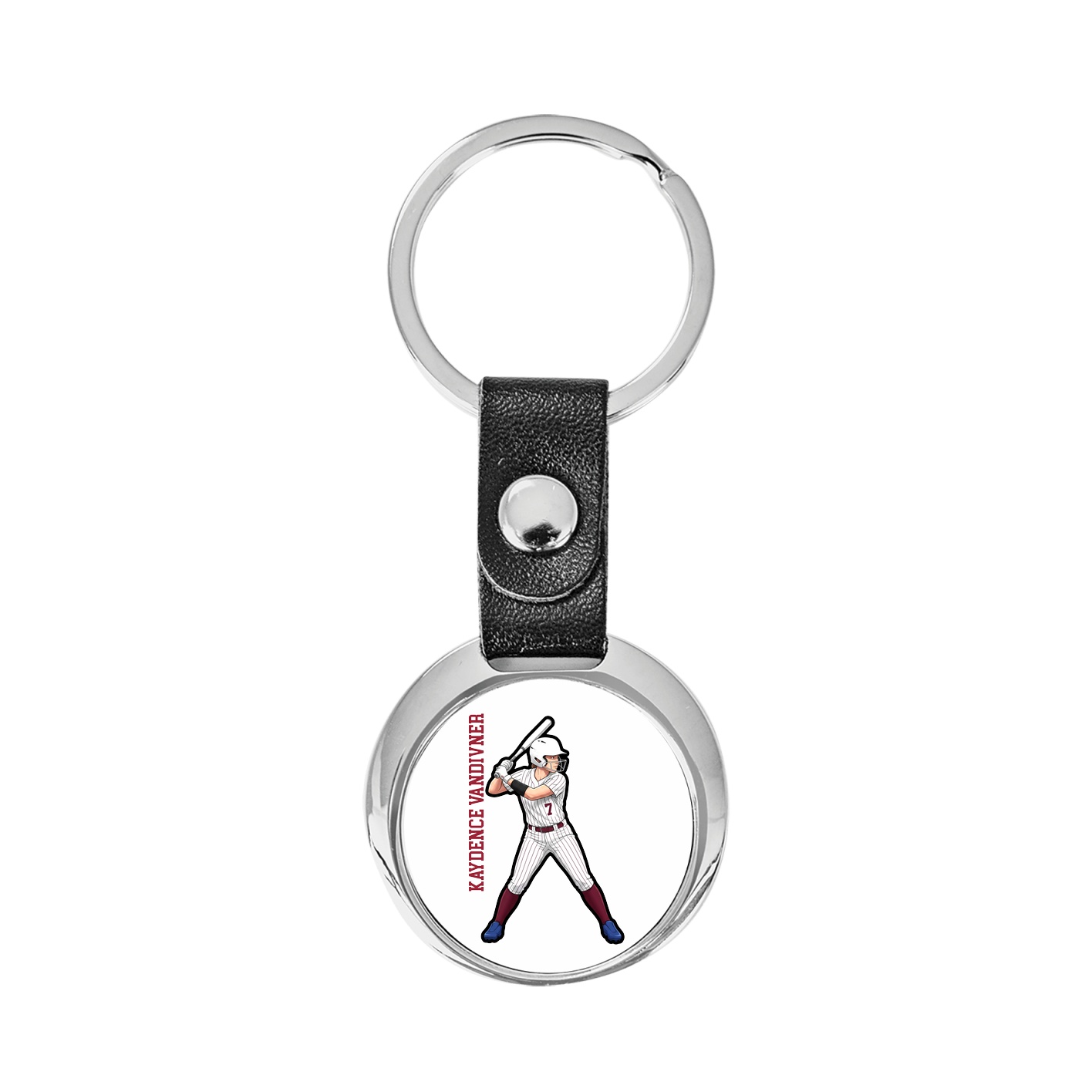 Key Chain — Name Vertical in Classic