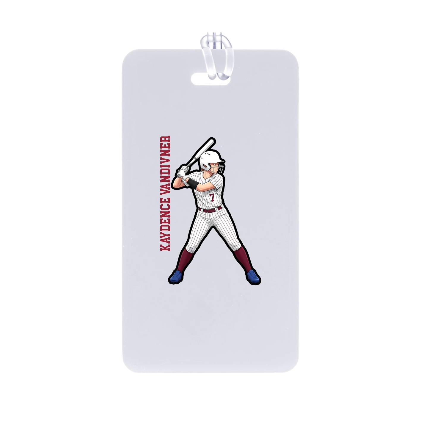 Bag Tag — Name Vertical in Classic