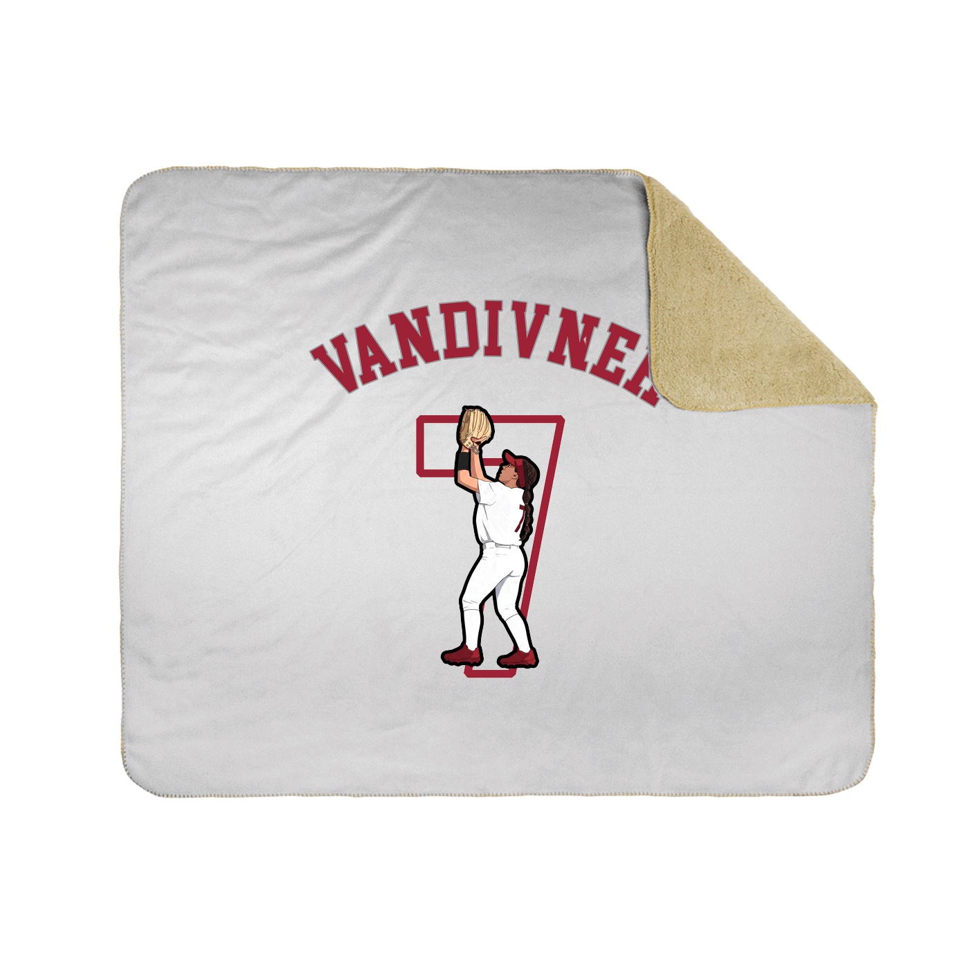Throw Blanket — Shirsey Arch in White